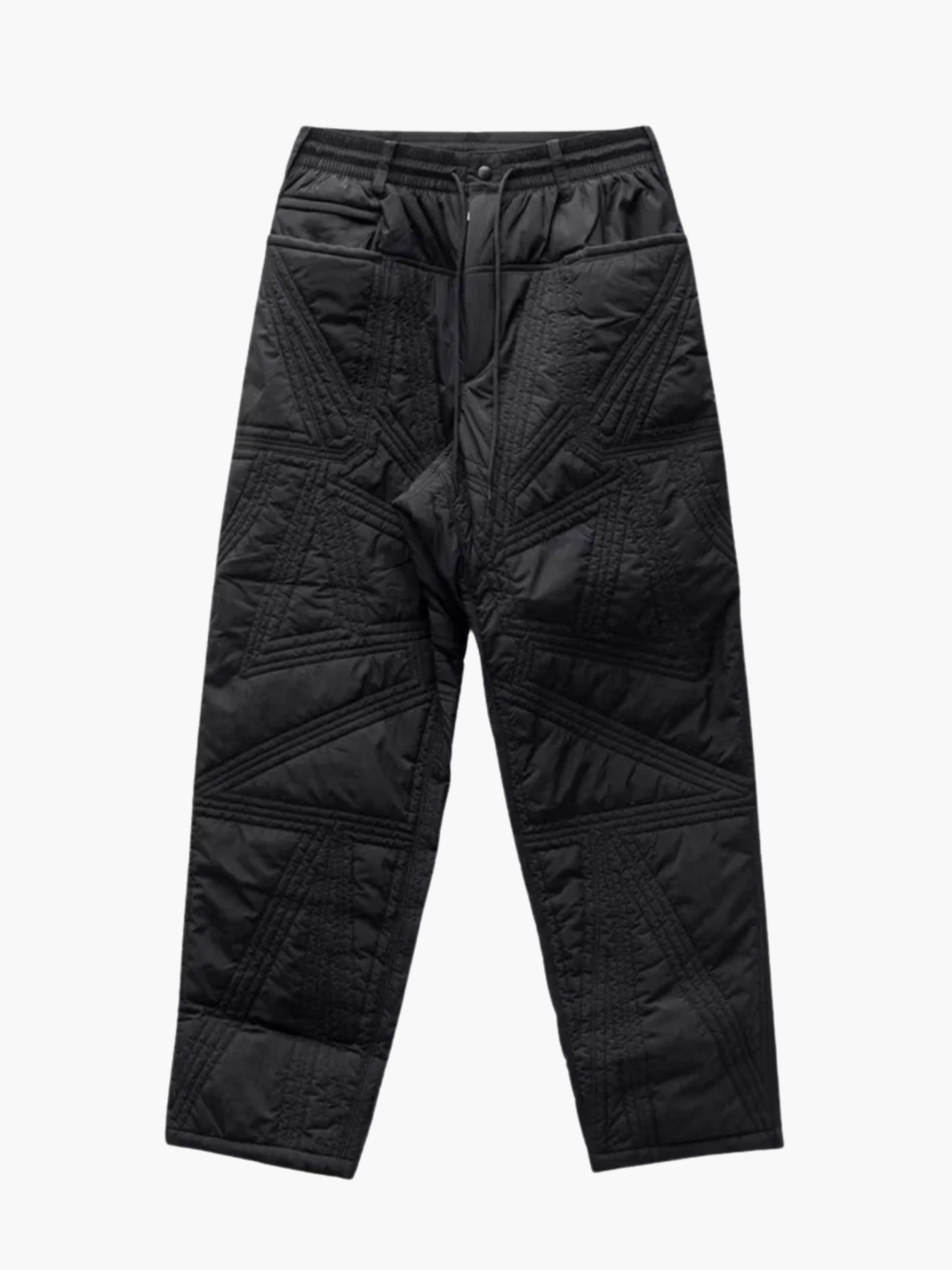 Y-3 Pants Quilted Black