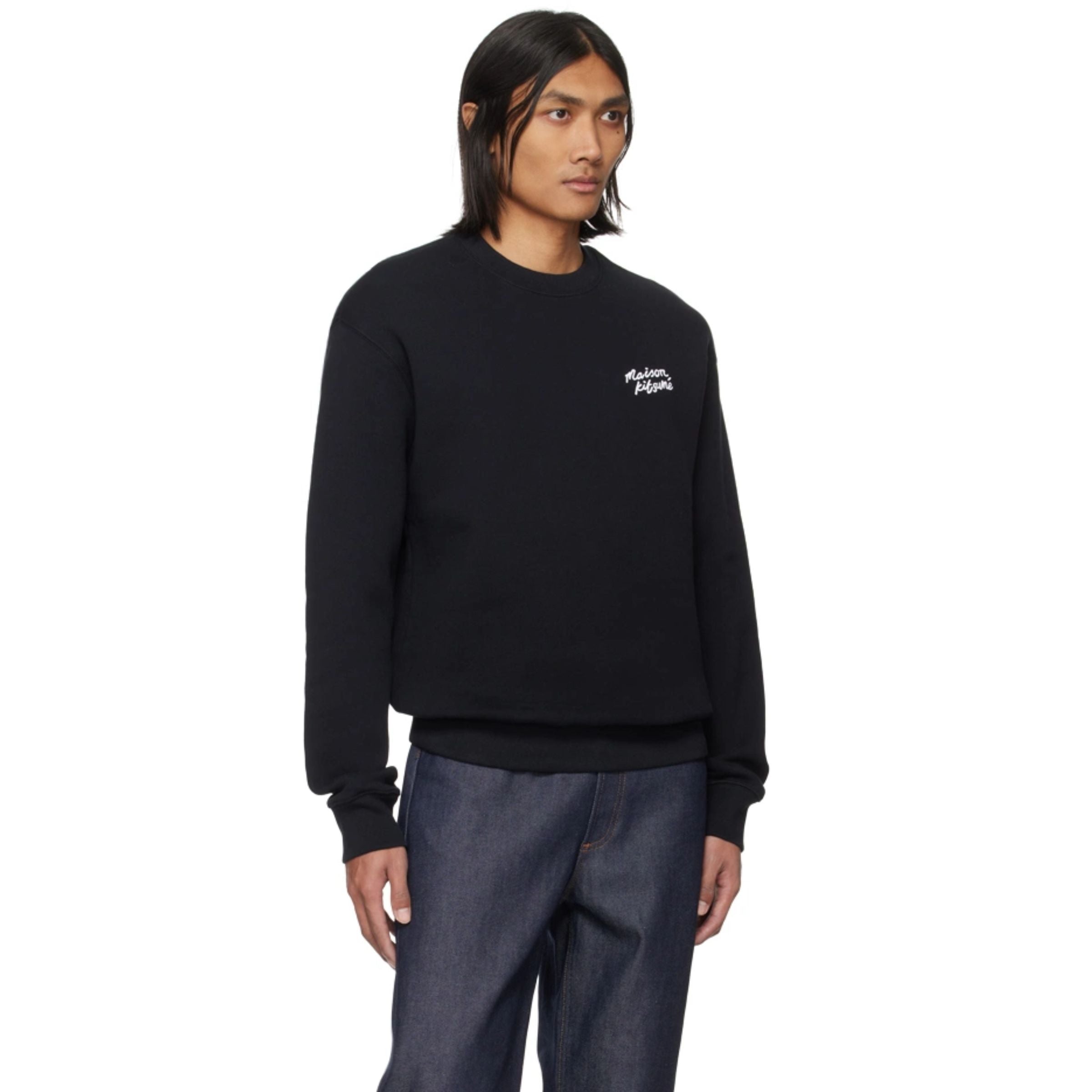 Maison Kitsune Sweater Logo Black