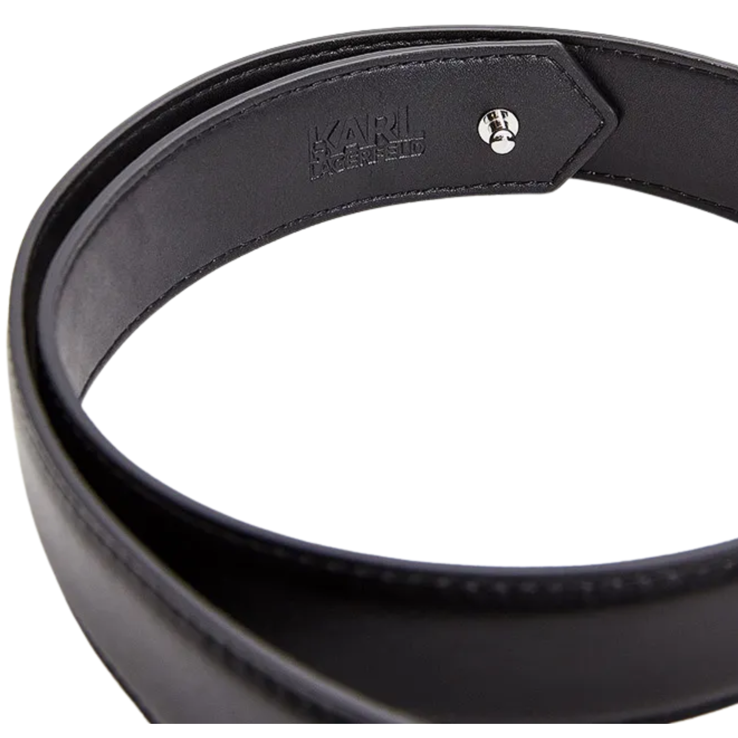 Karl Lagerfeld Belt Logo Black