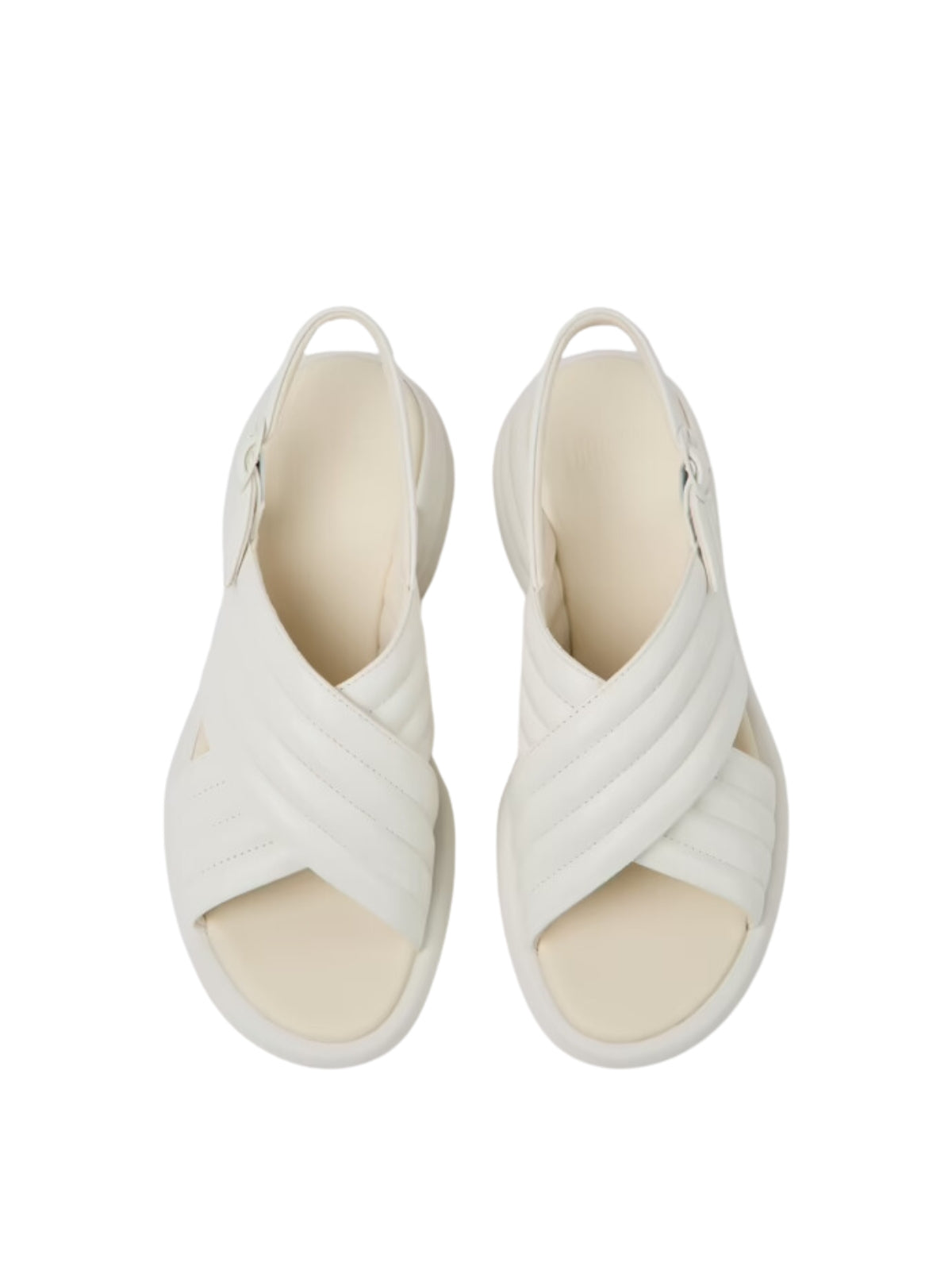 Camper Slides Nami Houston White