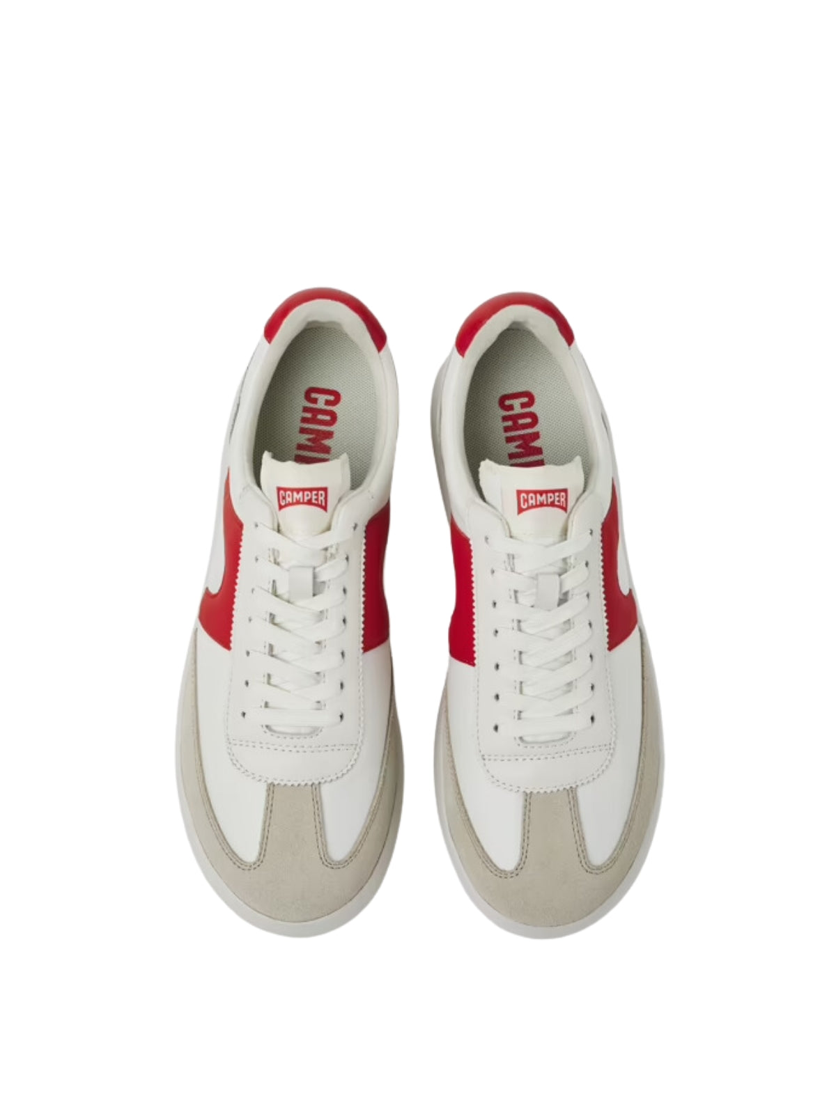 Camper Ladies Sneaker Rug Hely White-Red