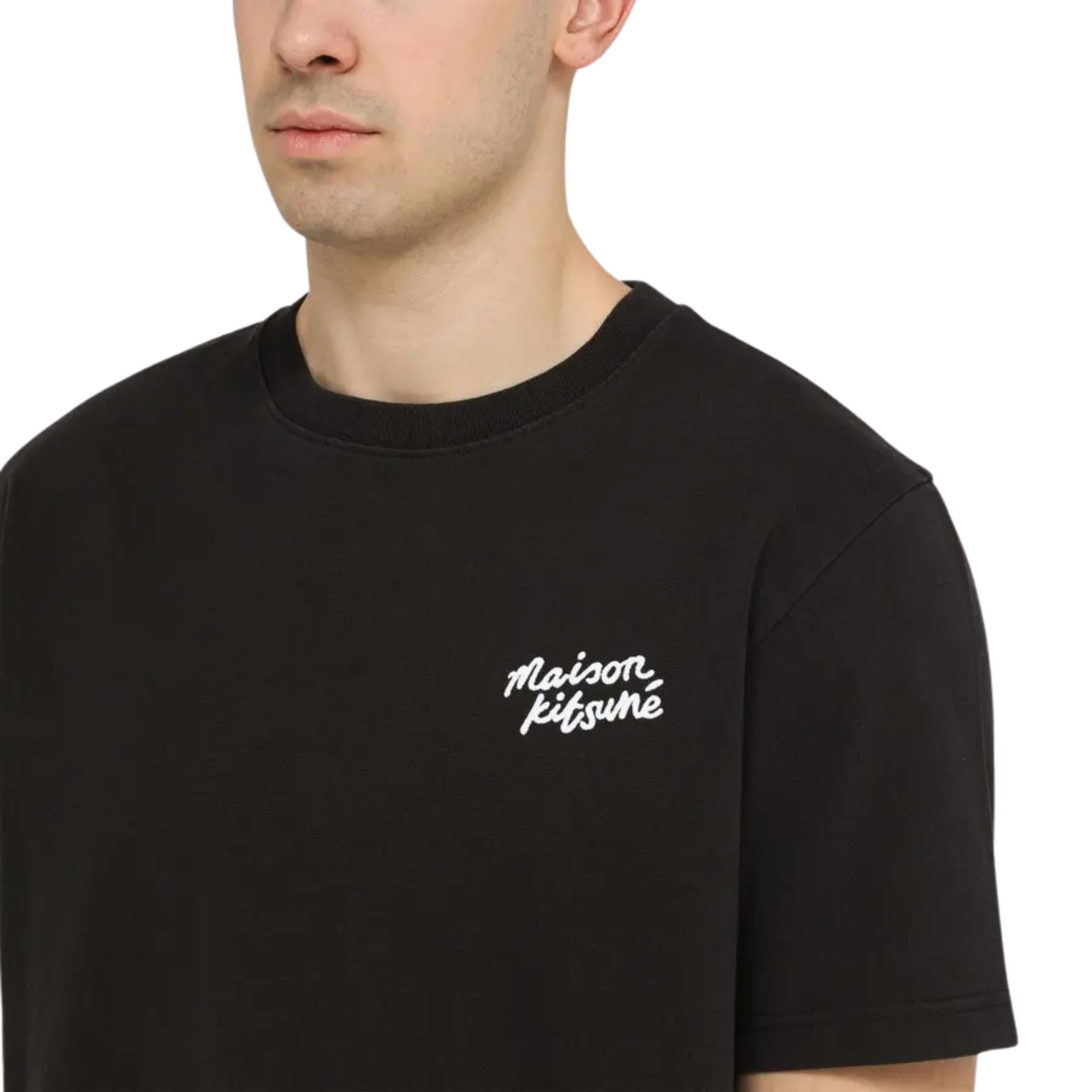 Maison Kitsune T-Shirt Logo Black