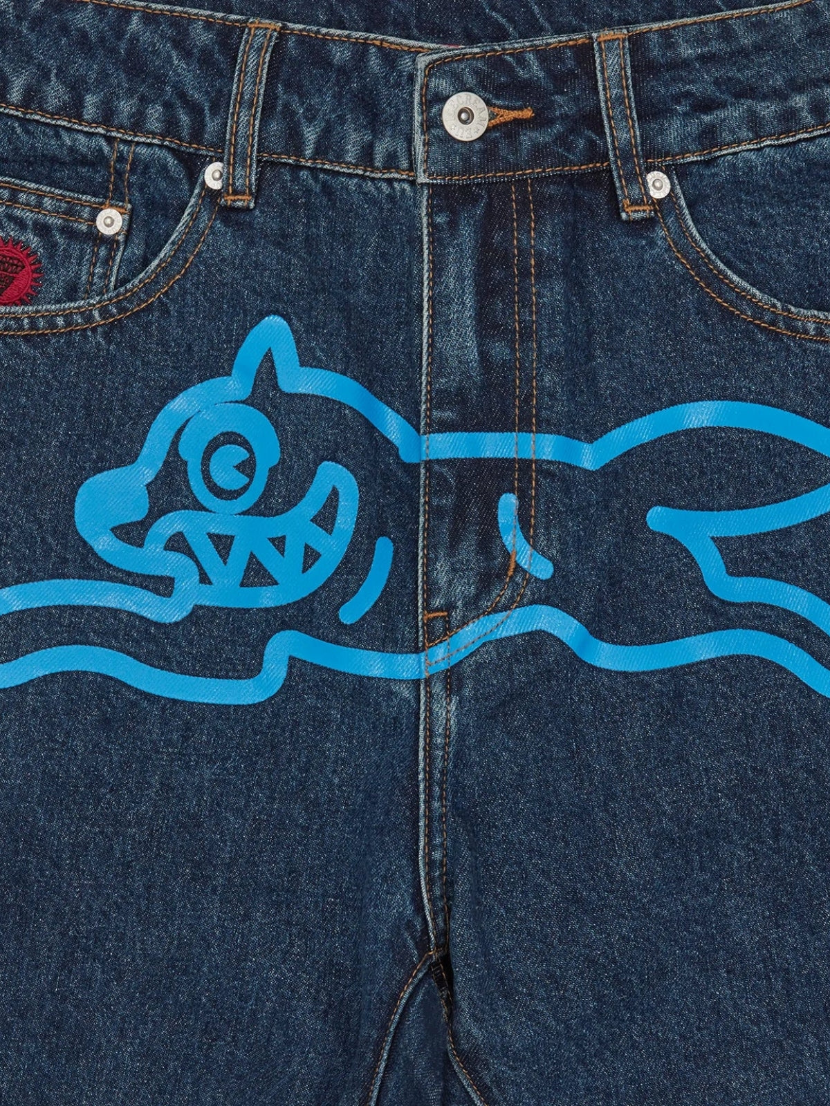 Ice-Cream Jean Running Dog Denim Dark Blue