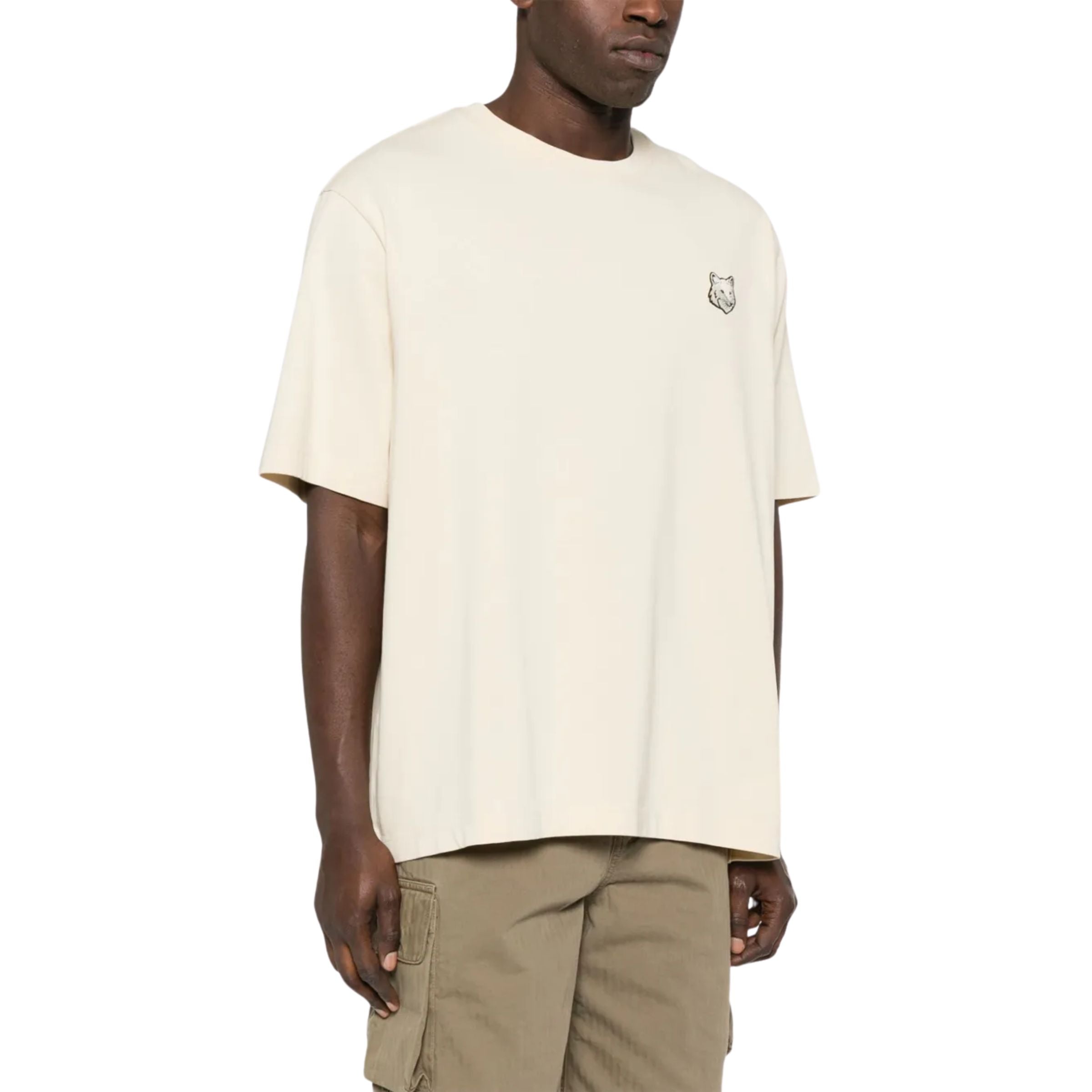 Maison Kitsune T-Shirt Bold Fox Head Ash Tree