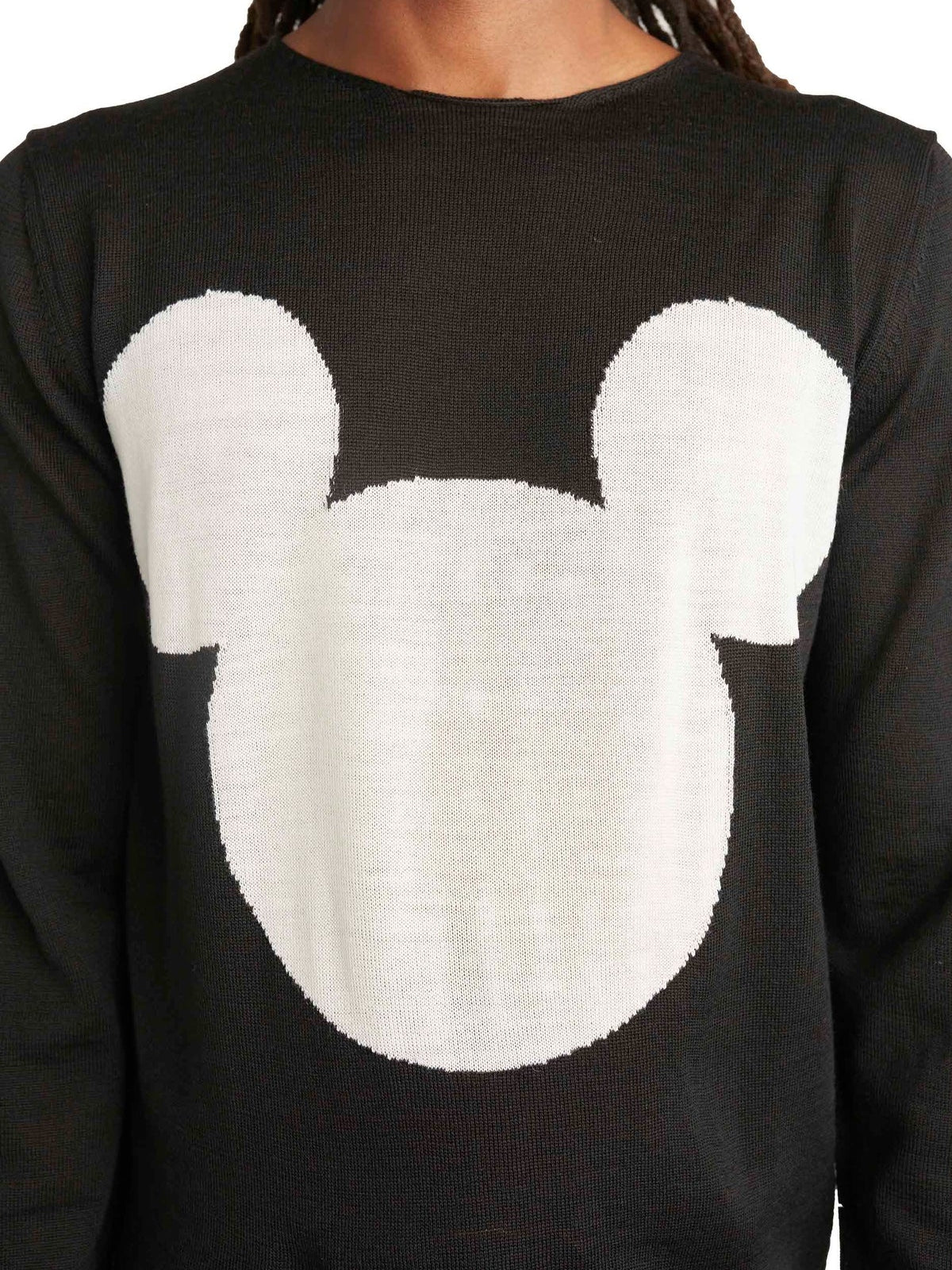 Comme Des Cargons Sweater Mickey Black