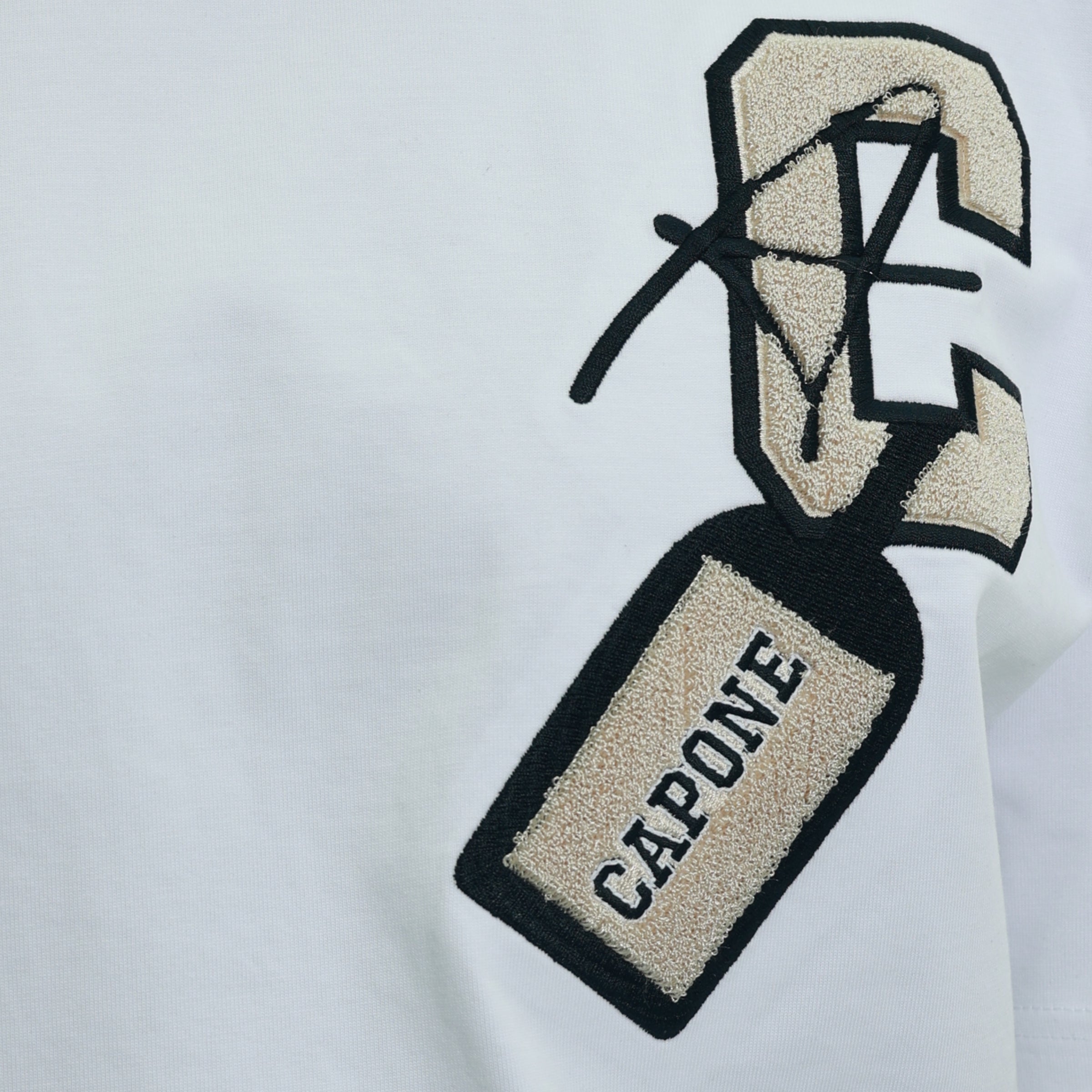 Capone T-Shirt C Logo White