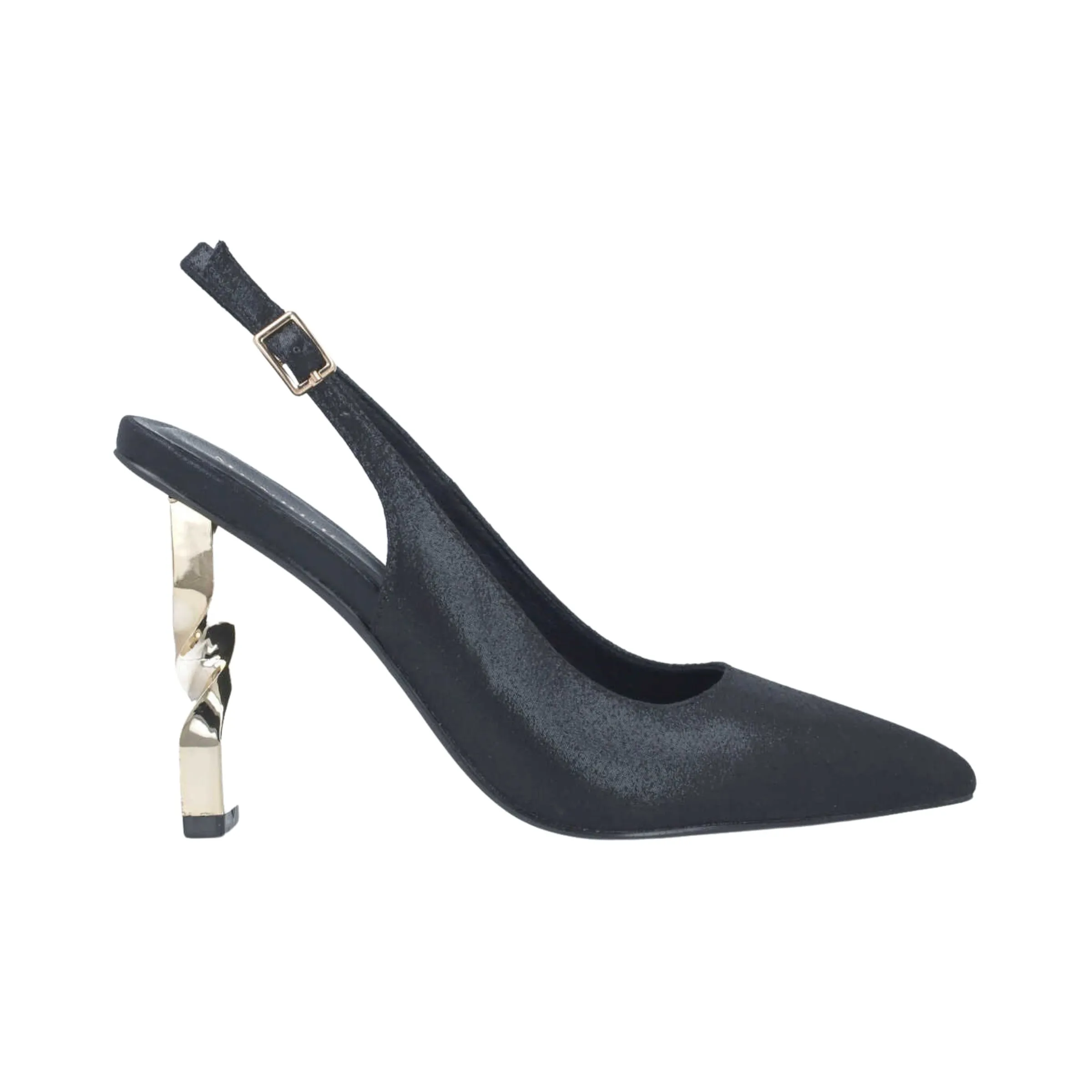 Menbur Heel Mh18 High Slingback Black