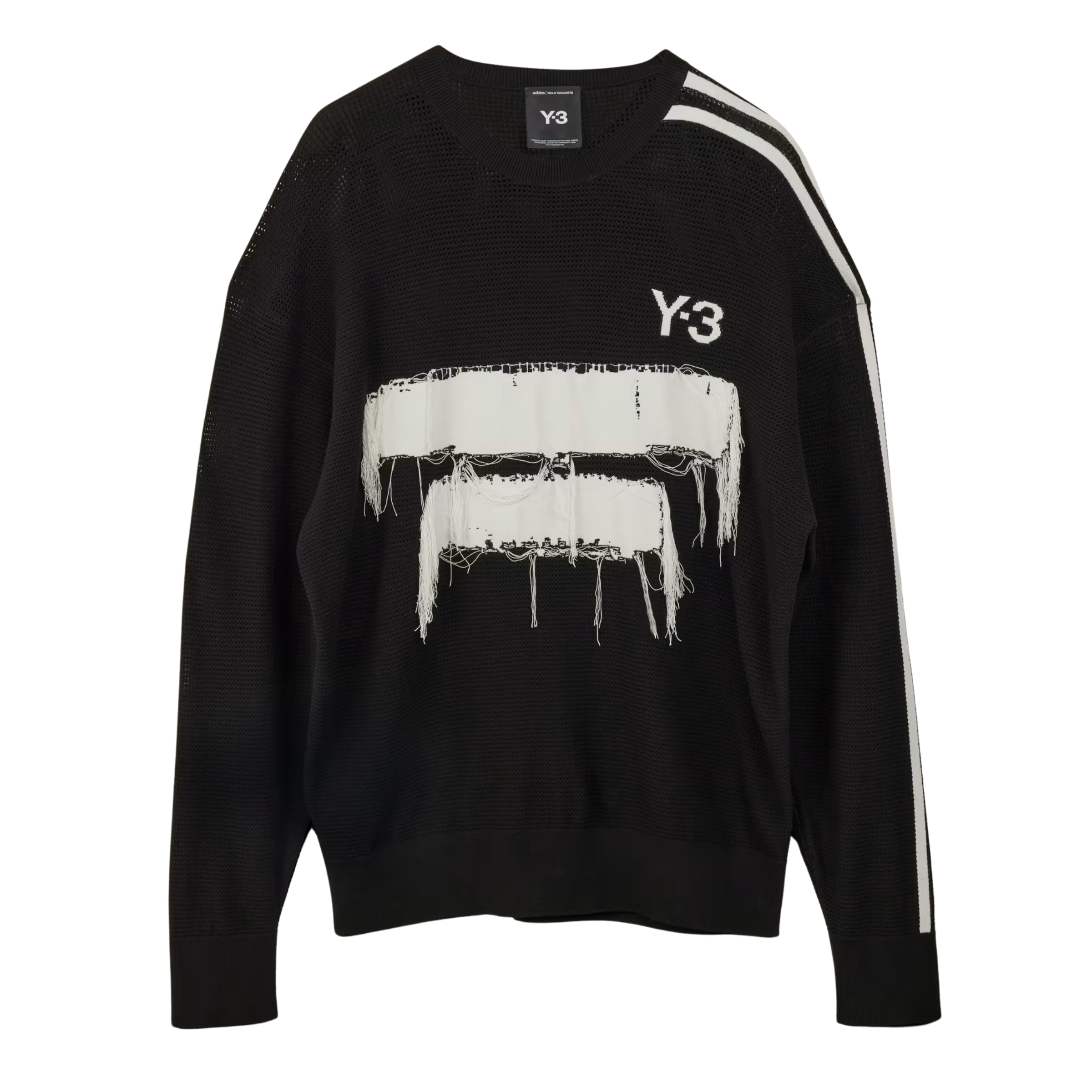 Y-3 Sweater U Gfx Knit Black