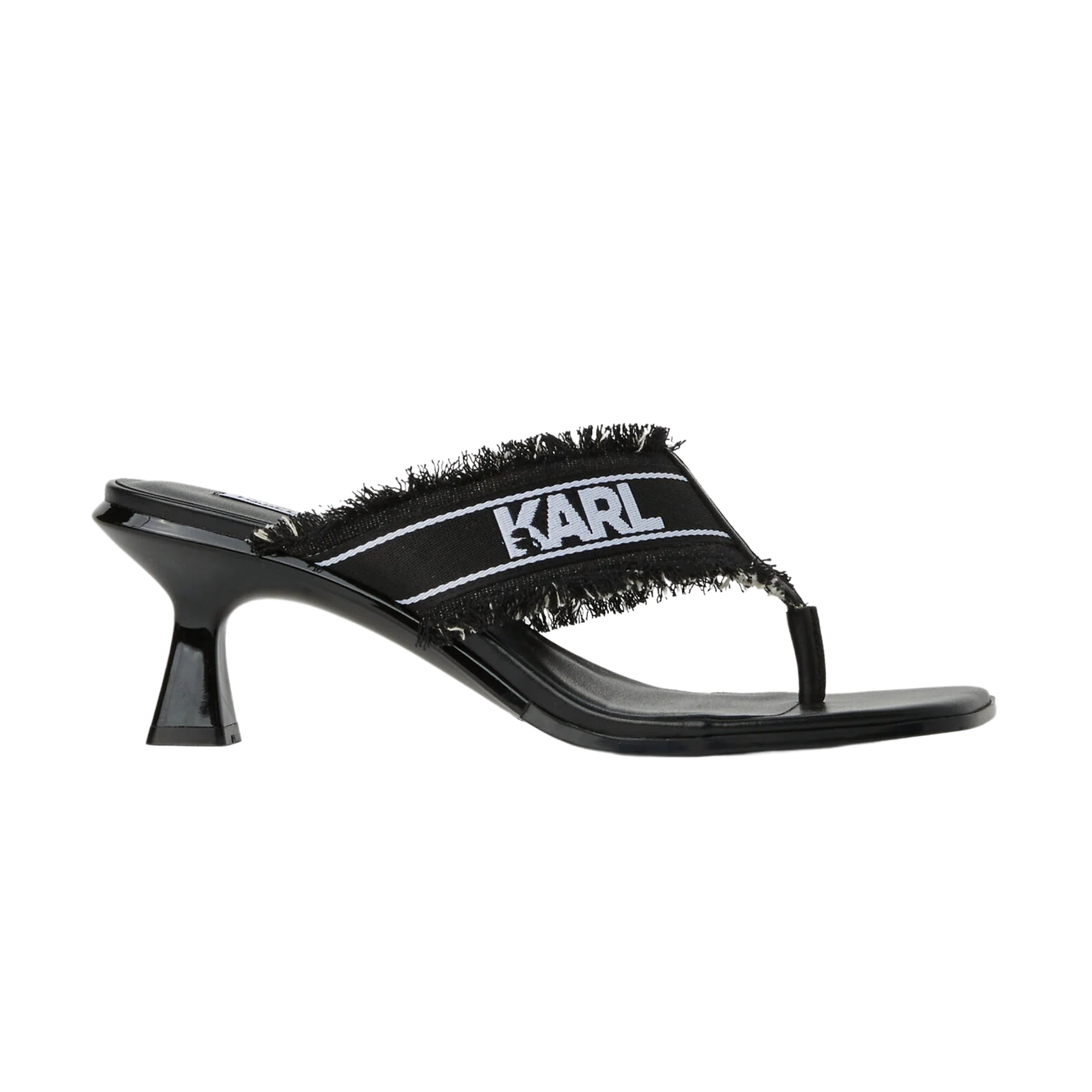 Karl Lagerfeld Sandal Ladies Panache Ii Denim Black