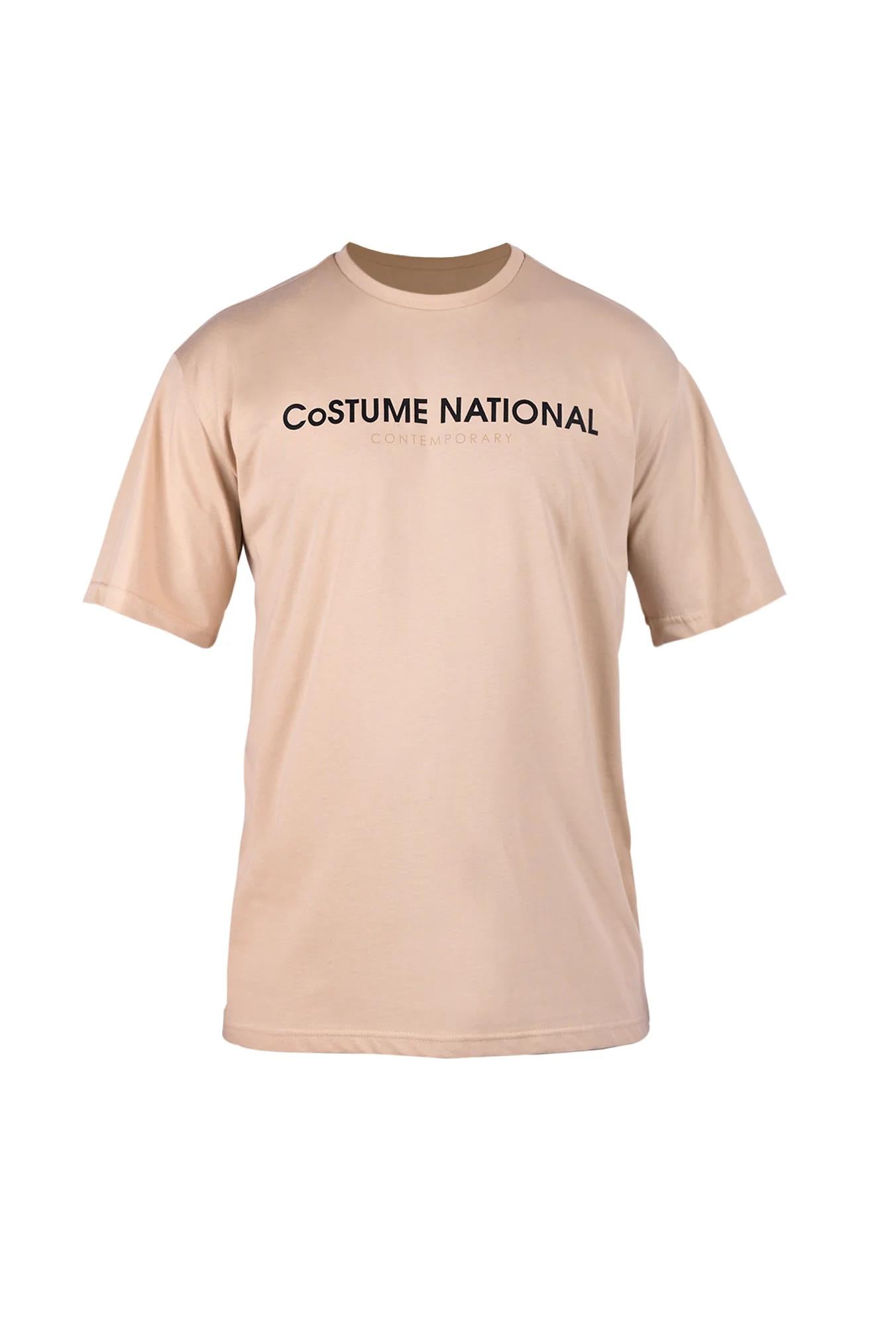 Costume National Crew Logo Beige