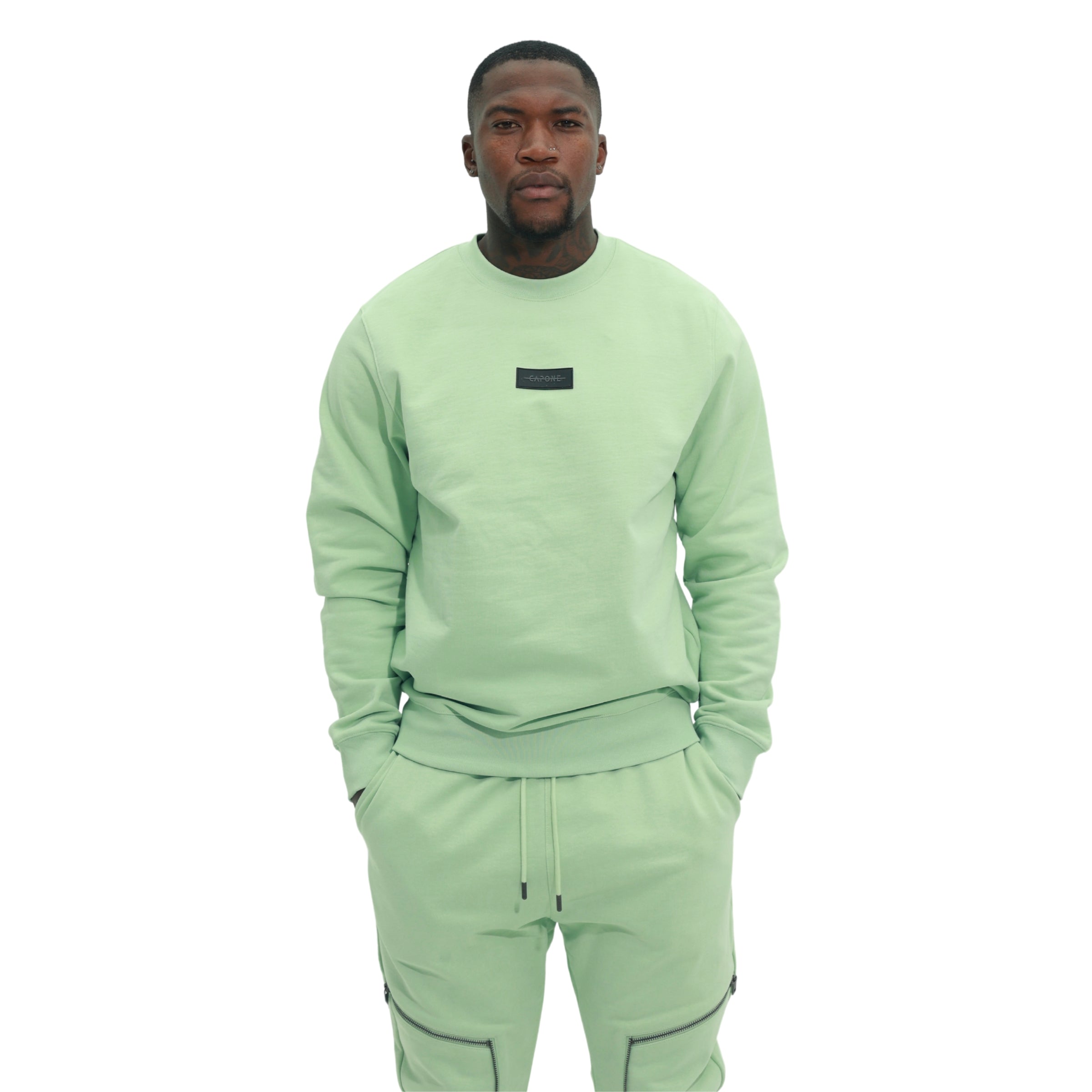 Capone Sweater Design Logo Mint