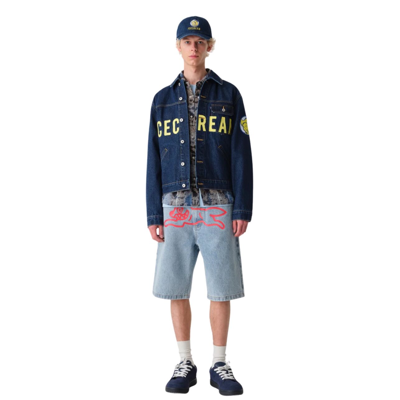 Ice Cream Denim Jacket Cowboy Trucker Indigo