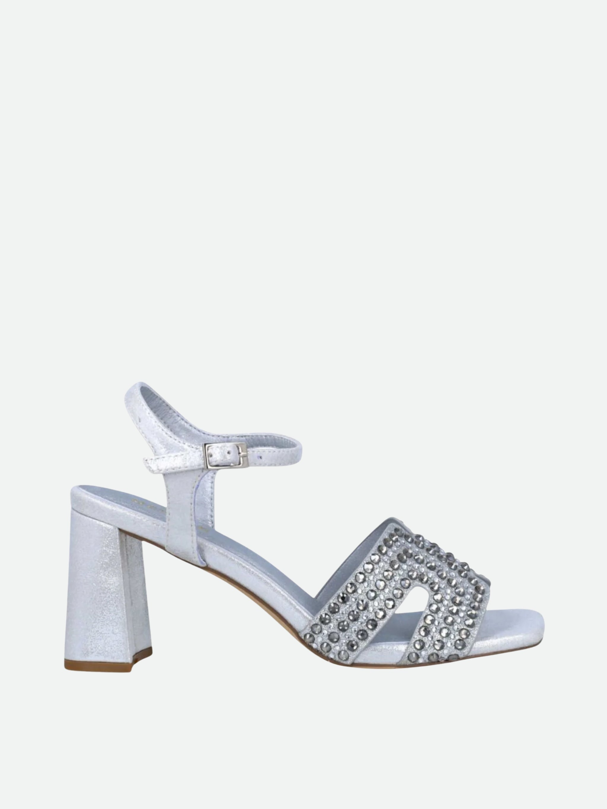 Menbur Heel Mm24 Mid Stud Block Silver