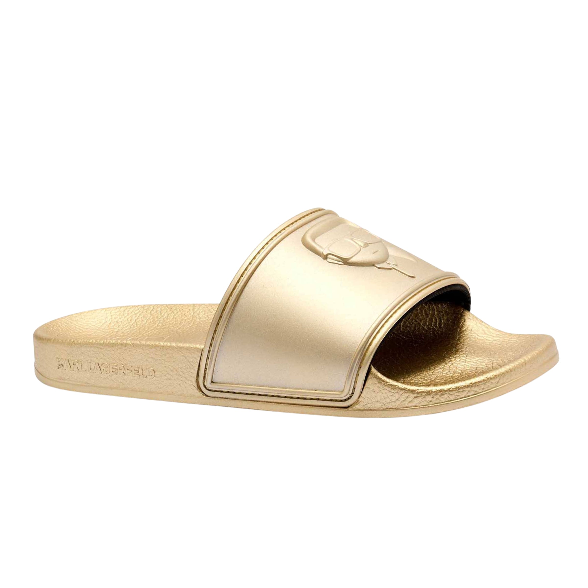 Karl Lagerfeld Slide Ladies Kondo 2.0 Nft Relief Gold