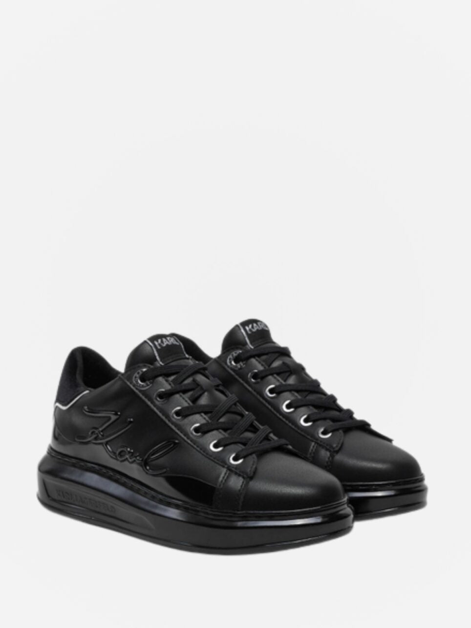 Karl Lagerfeld Ladies Sneakers Kapri Signia Shine Black