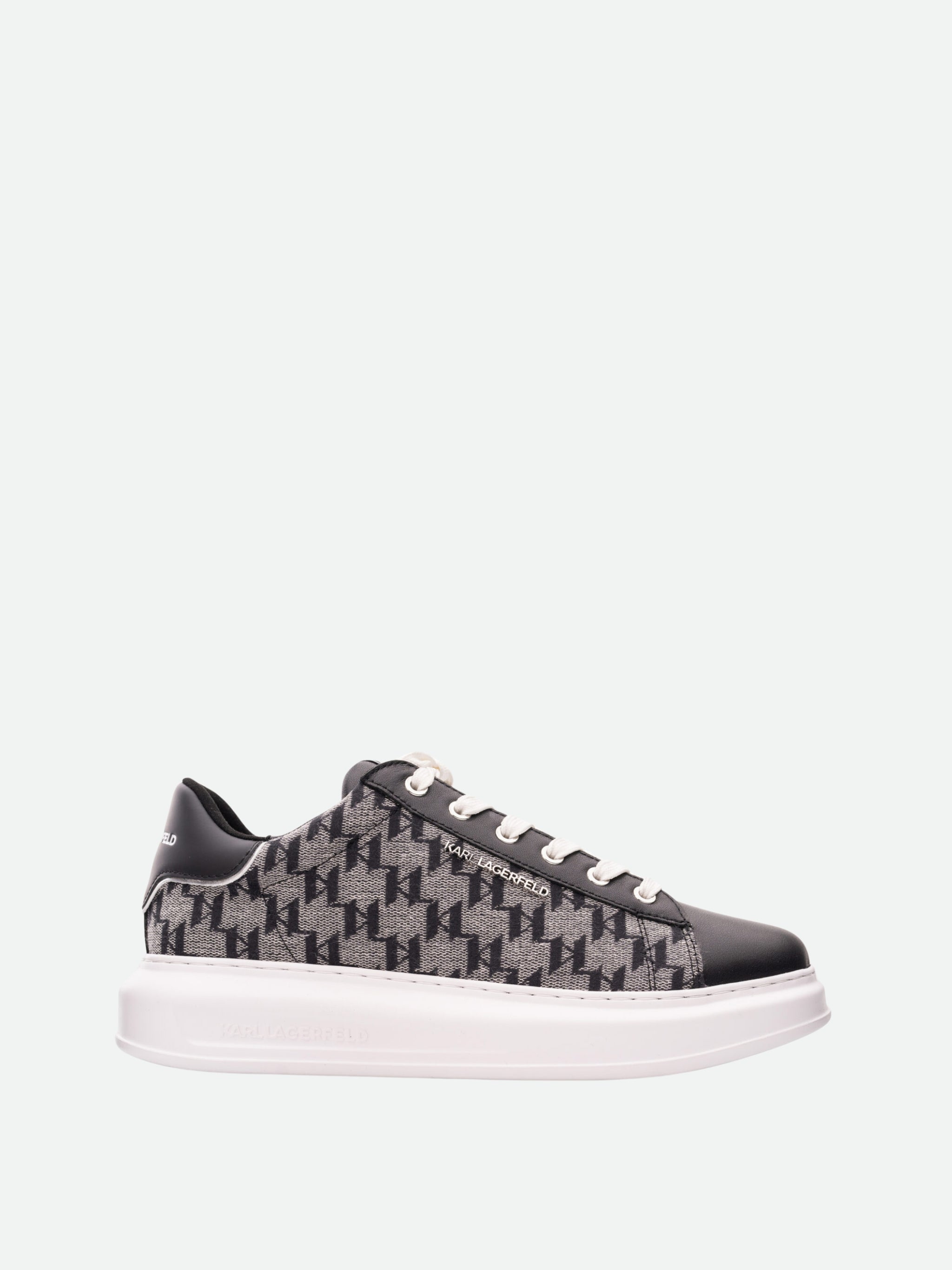 Karl Lagerfeld Sneakers Kapri KL561 Jacquard Lo Lace Black
