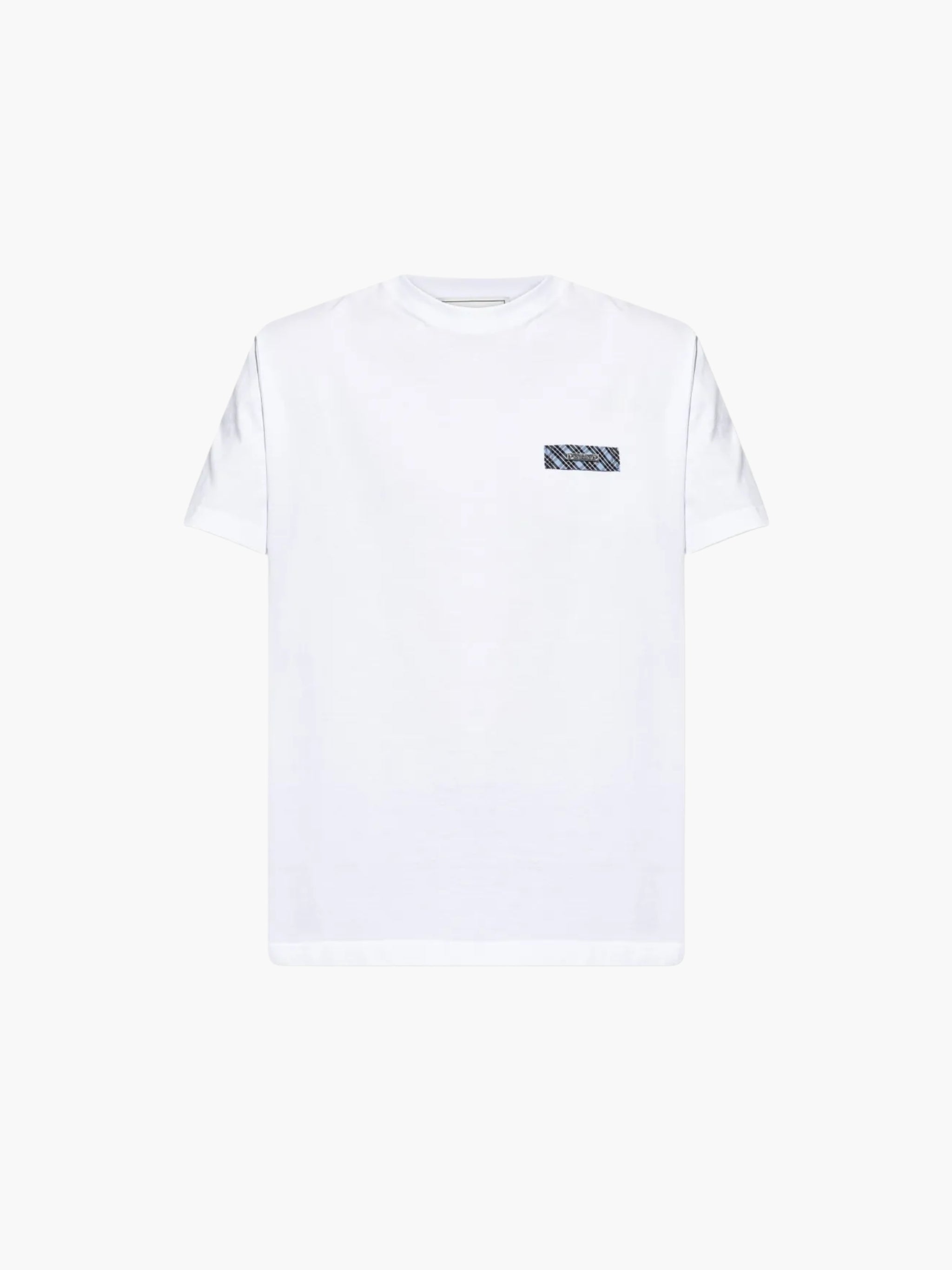 Iceberg T-Shirt Checkered Logo White
