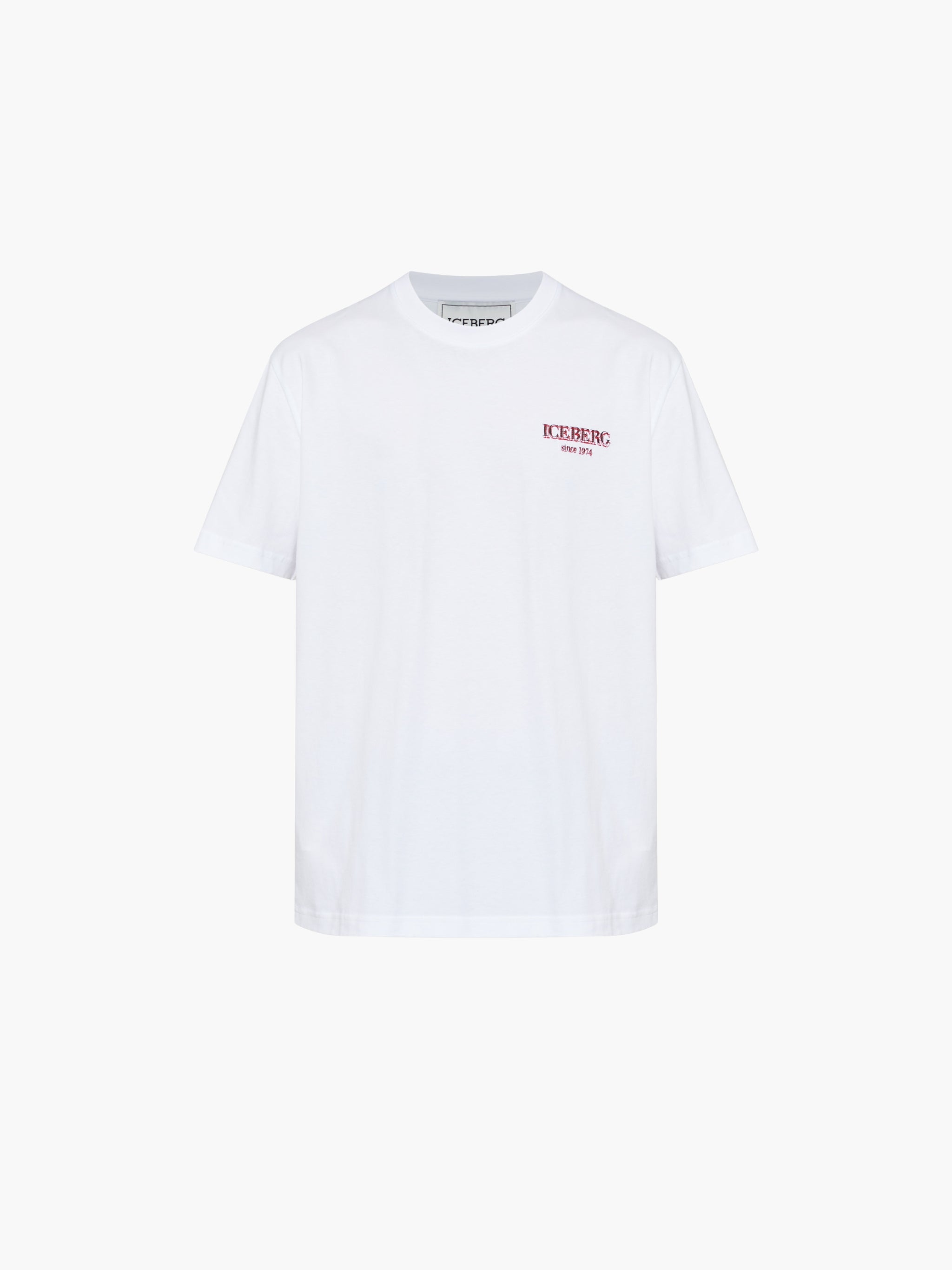 Iceberg T-Shirt Ib Print Logo White