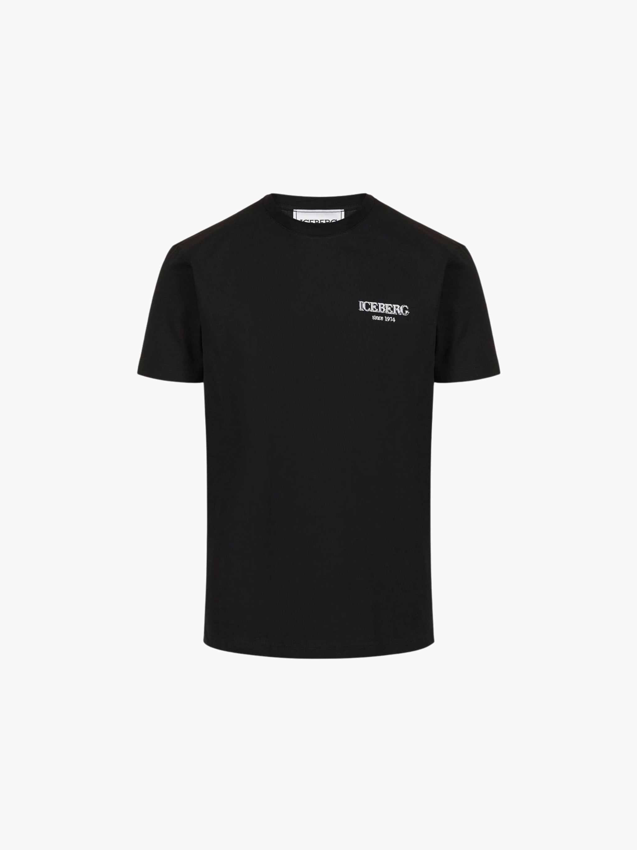 Iceberg T-Shirt Ib Print Logo Black