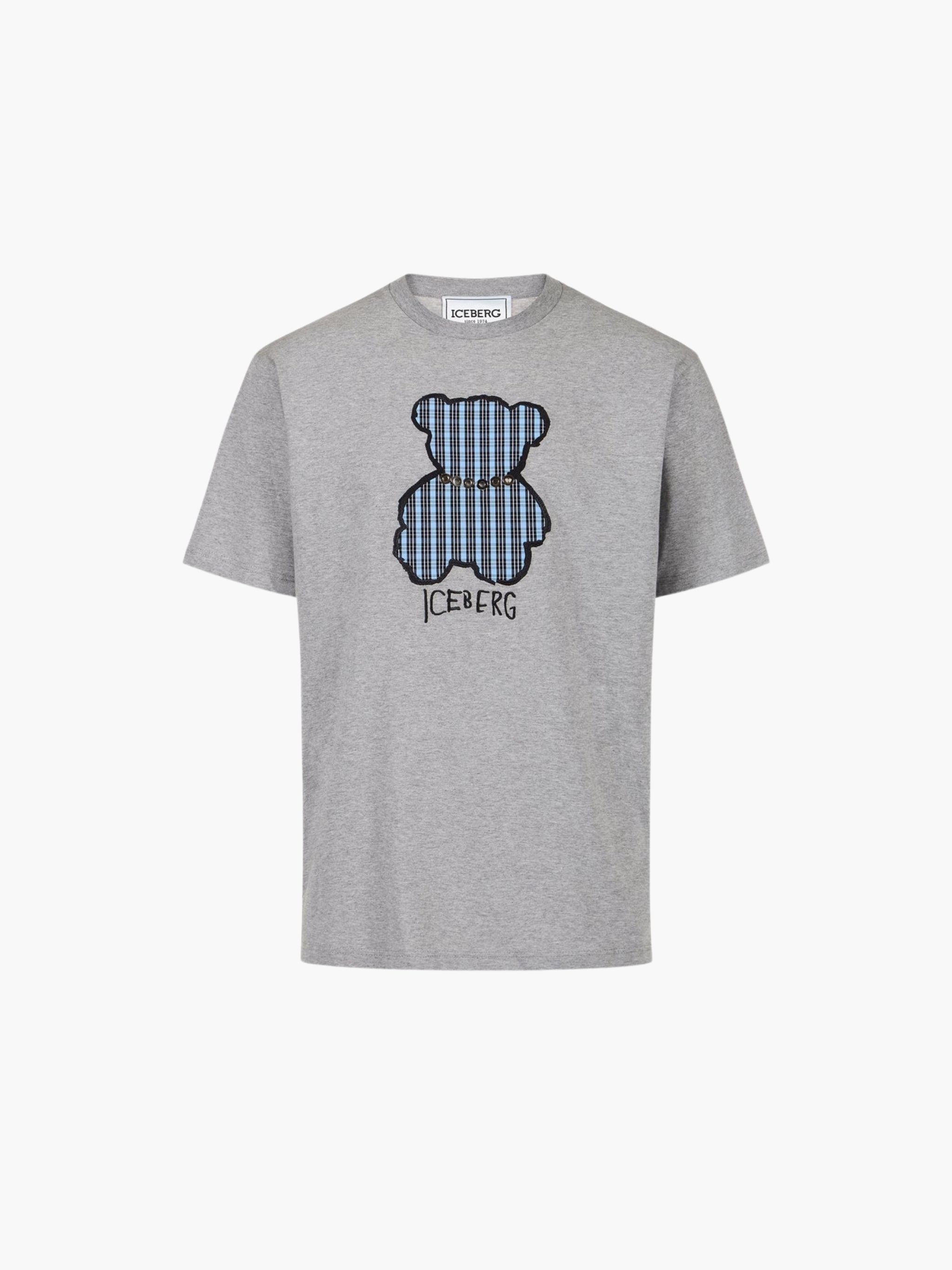 Iceberg T-Shirt Teddy Print Grey