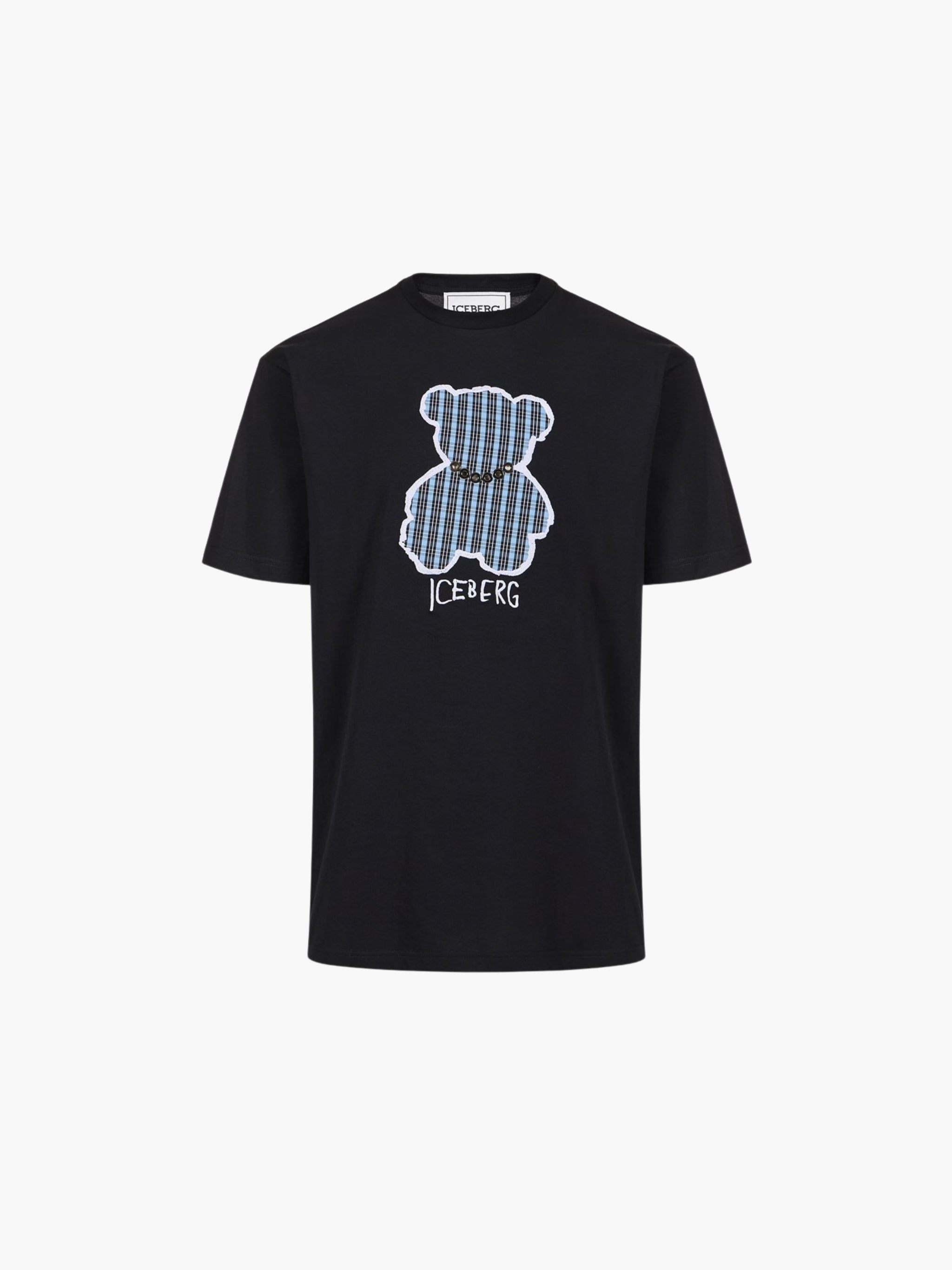 Iceberg T-Shirt Teddy Print Black