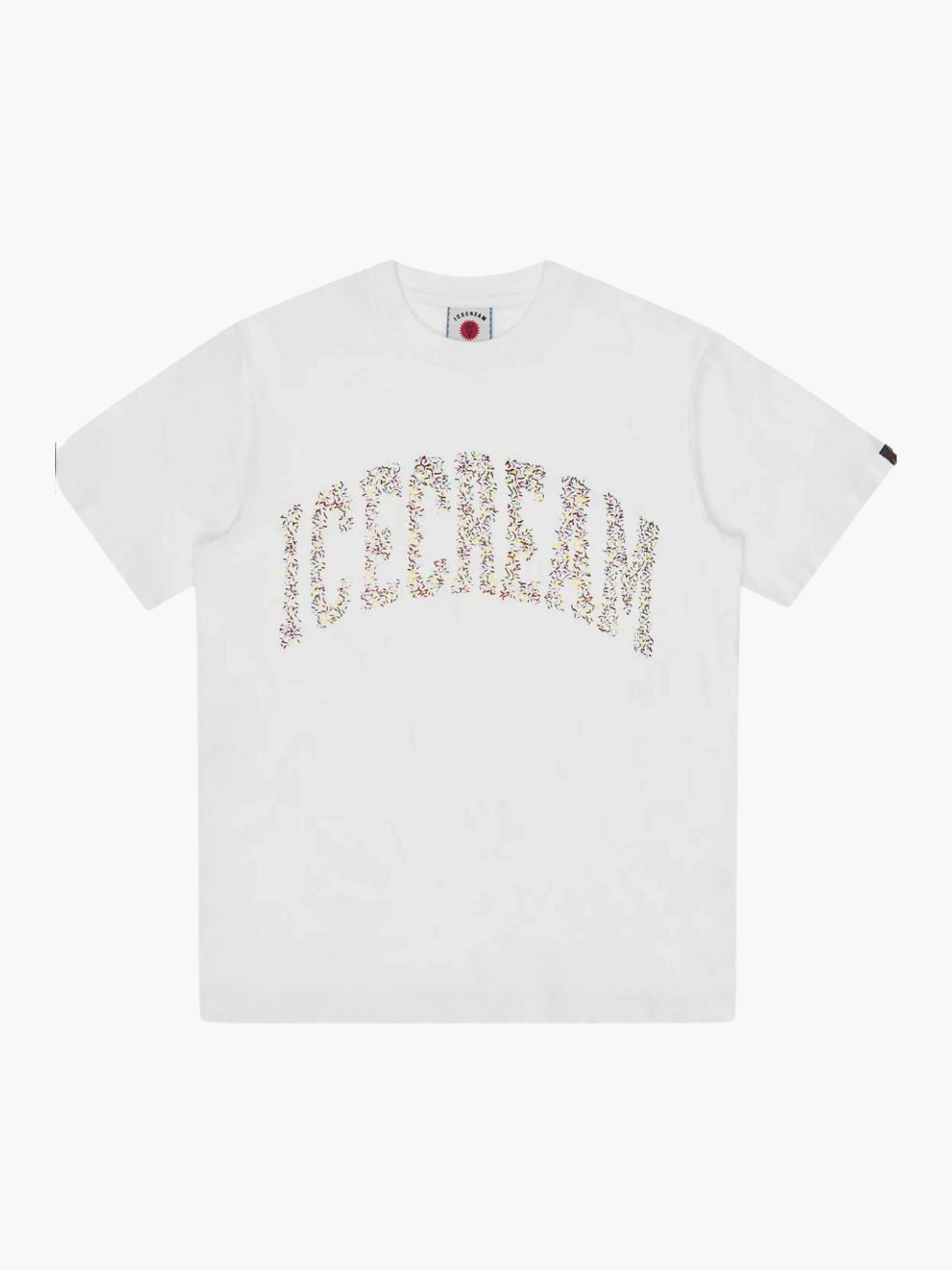 Ice-cream T-Shirt Sprinkles White