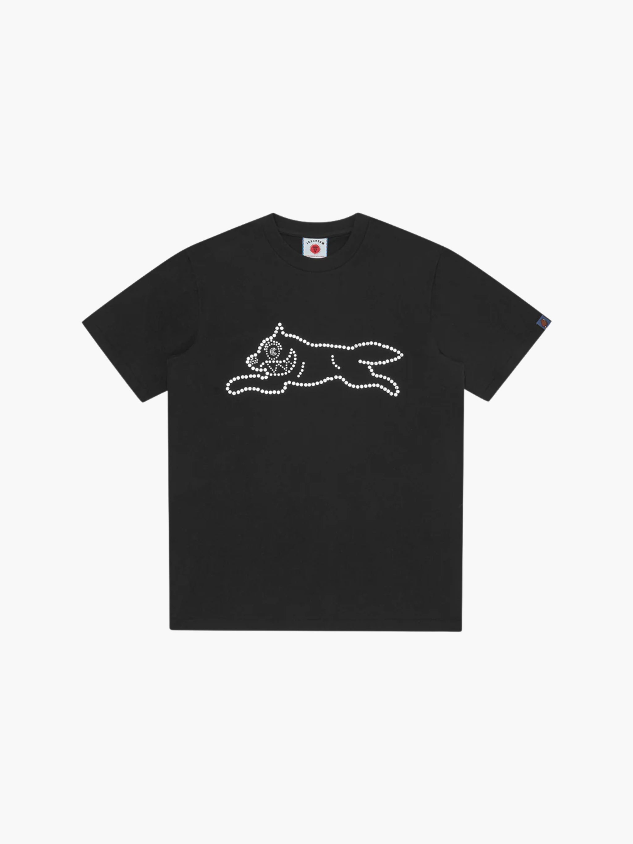 Ice-cream T-Shirt Crystal Dog Black