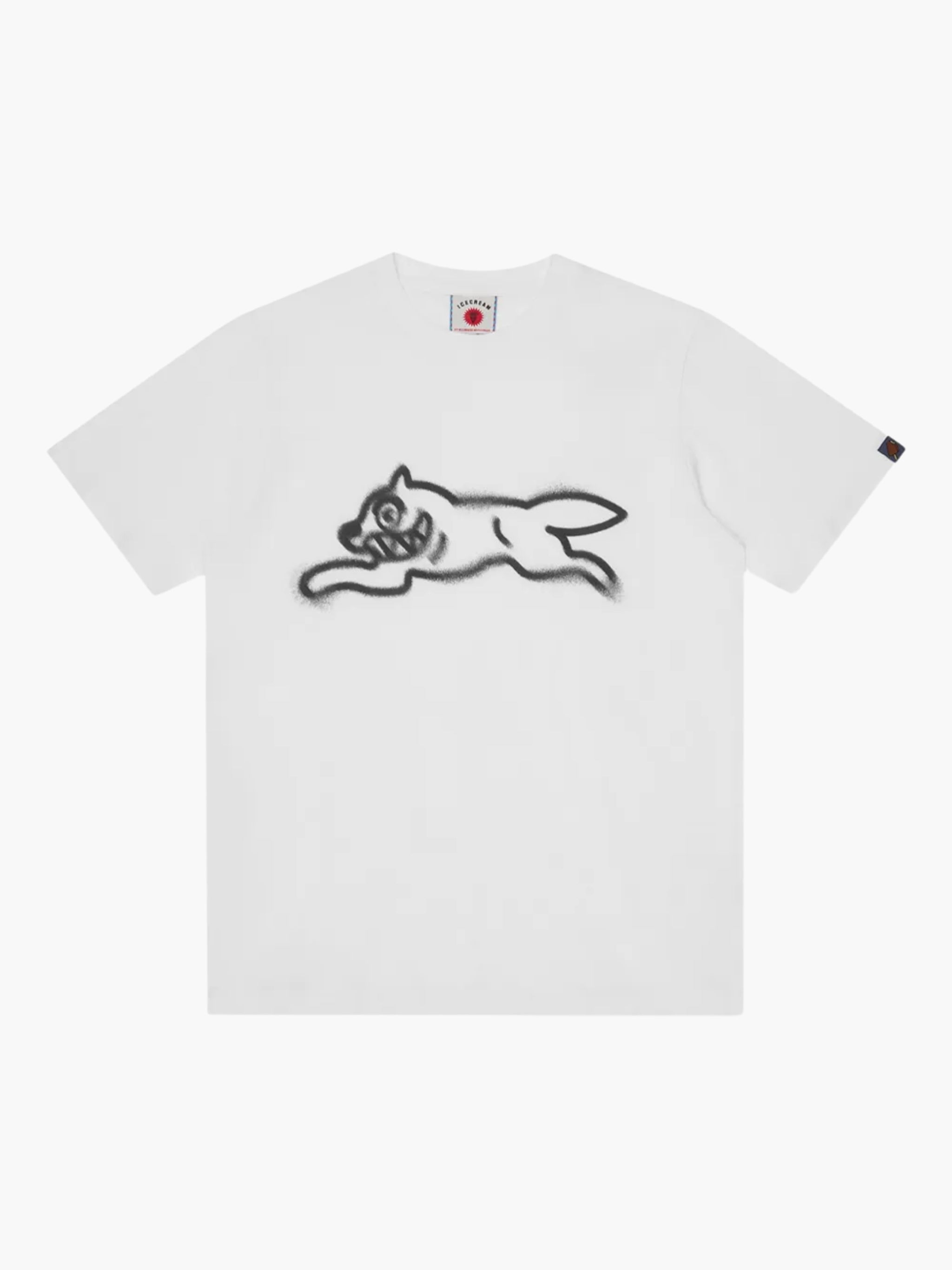 Ice-cream T-Shirt Crystal Dog White