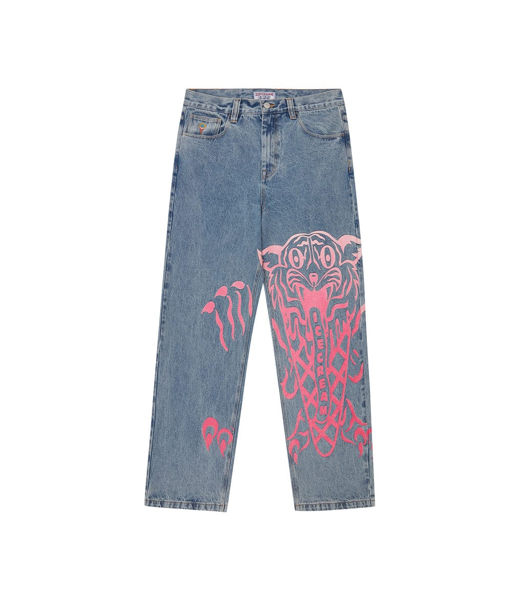 Ice-cream Jeans Tiger Scoop Denim Light Wash