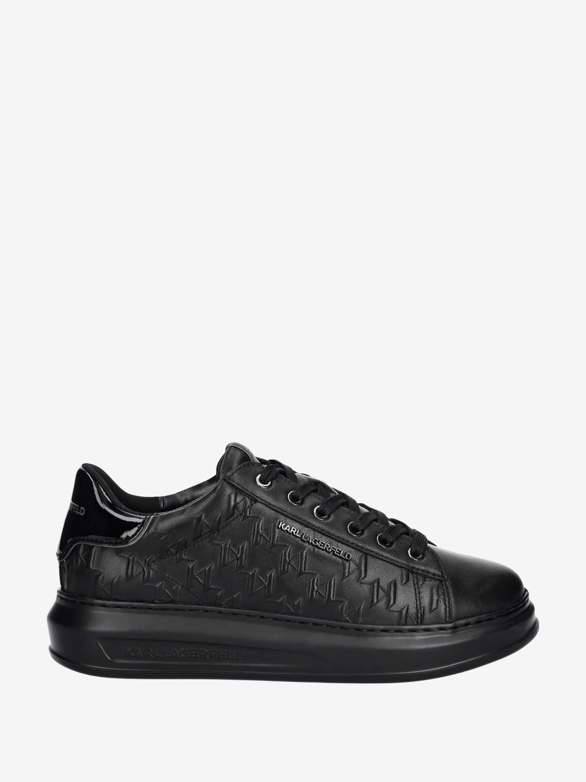 Karl Lagerfeld Sneaker Kl578 Kapri Monogram Emboss Lo Black-Mono