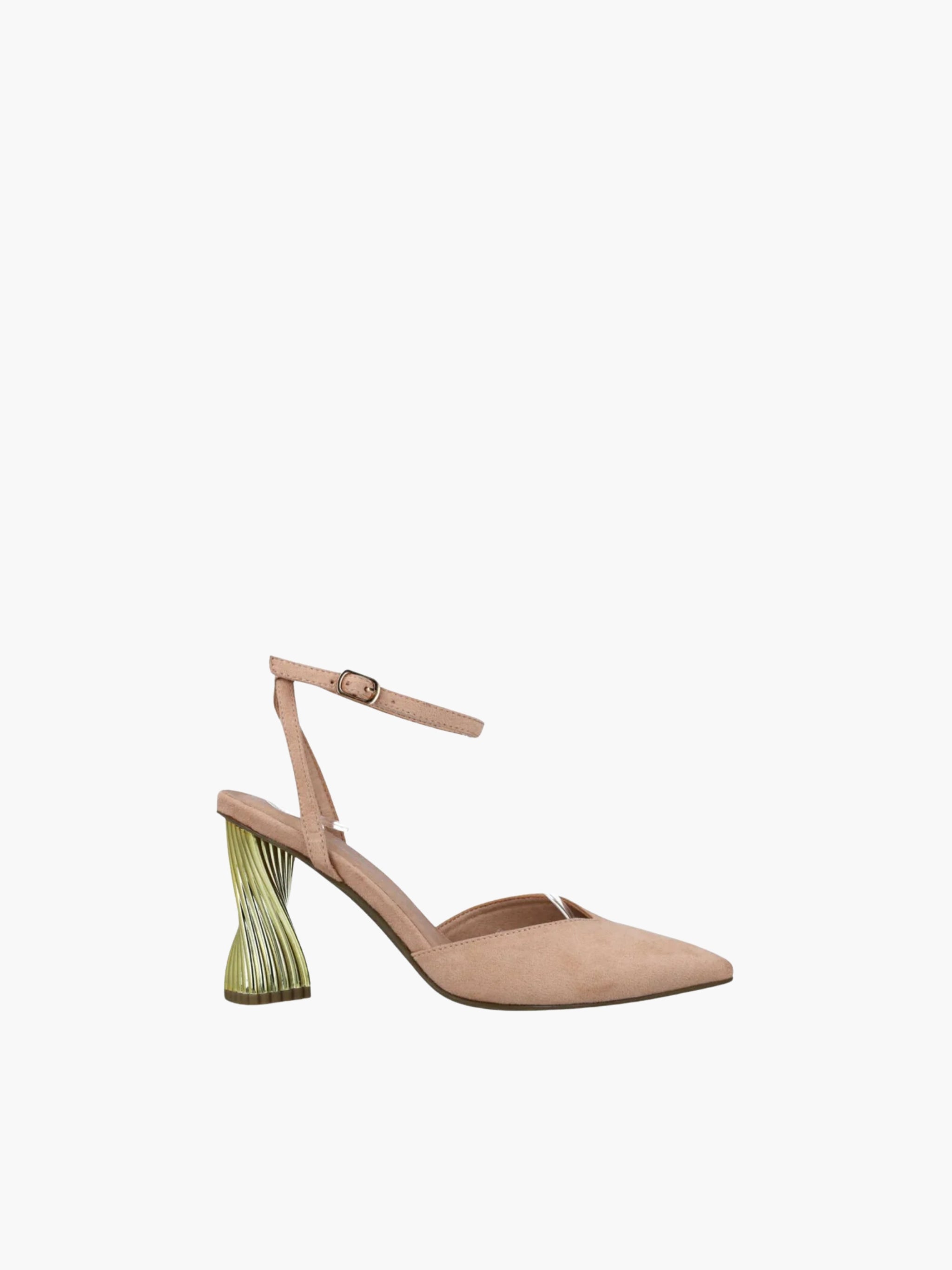 Menbur Heels Twisted Heel Nude