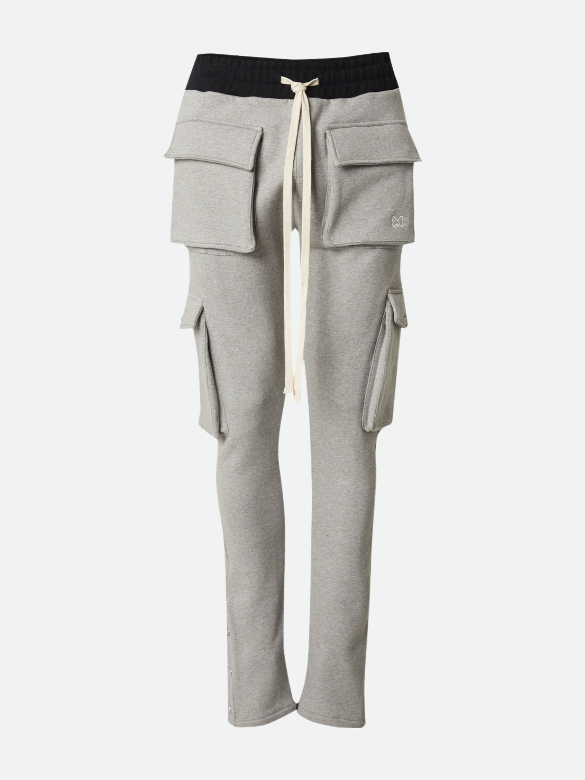 Mouty Cargo Pants Front Pocket Light Grey