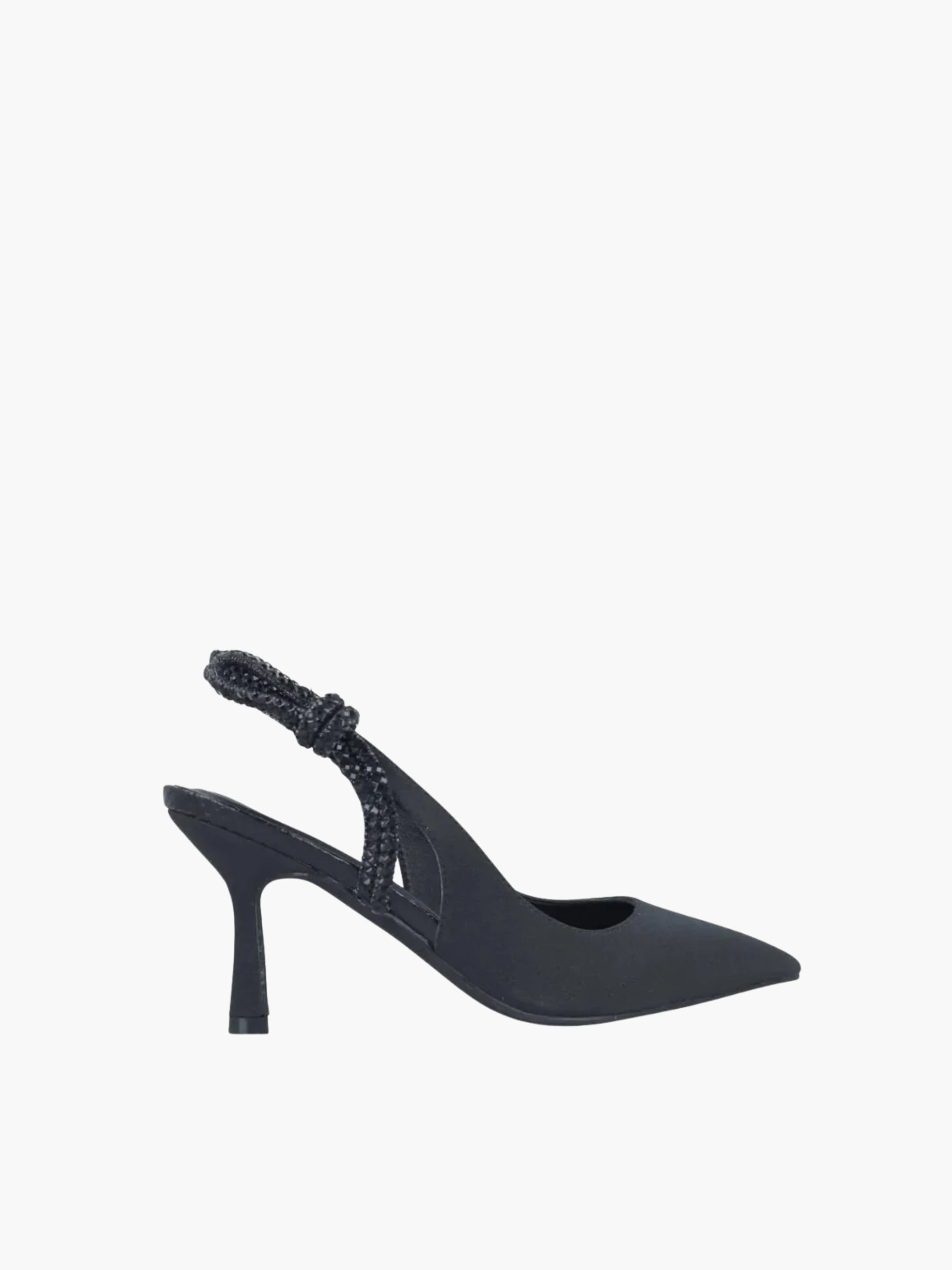 Menbur Heel Mm10 Mid Low Slingback Black