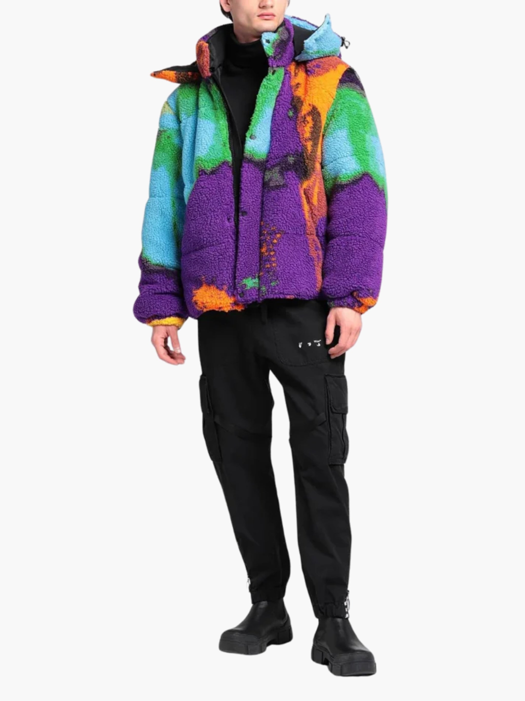 Msgm Jacket Earth Blue