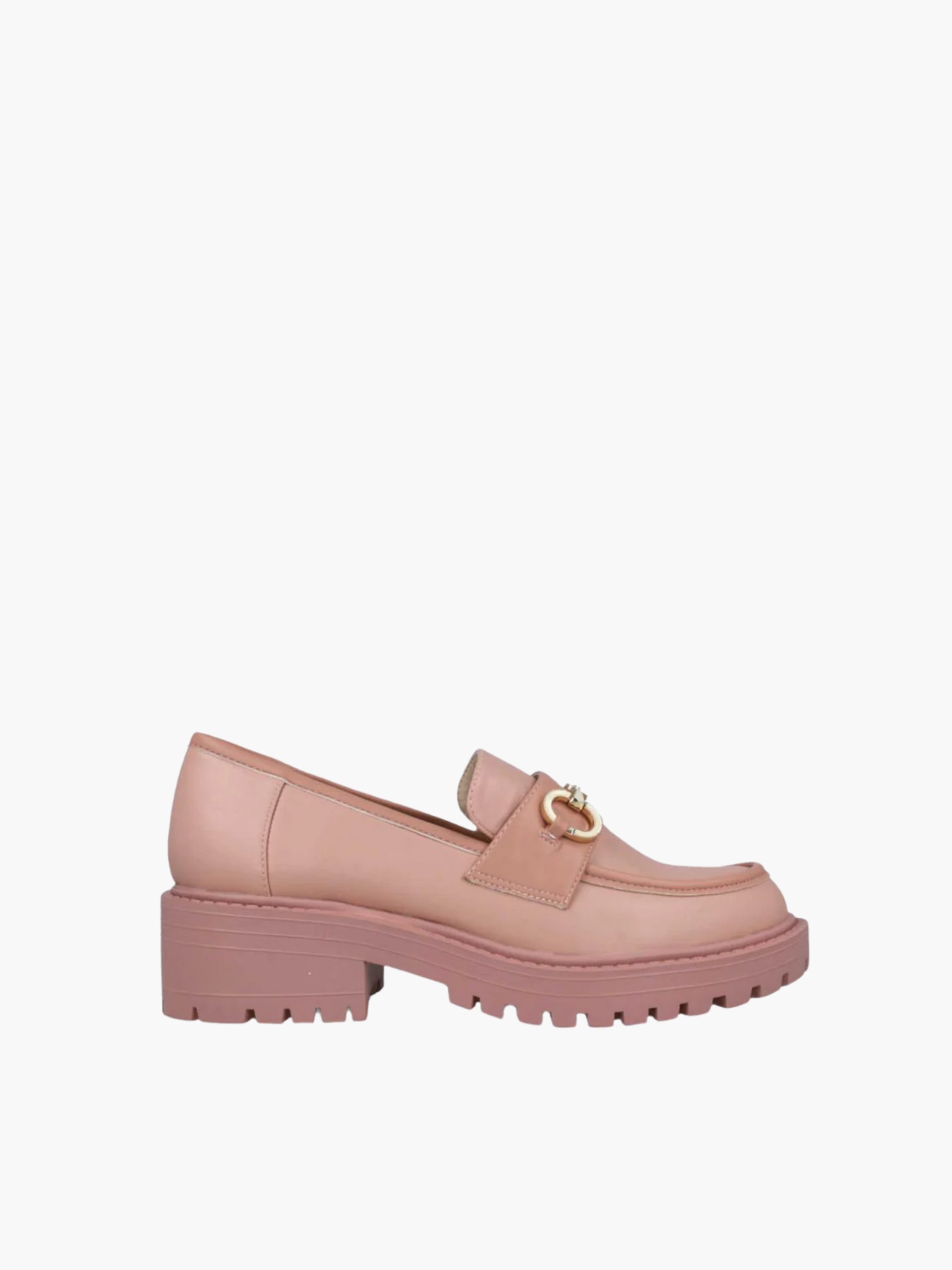 Menbur Loafer Ml2 High Heel Horsebit Taupe