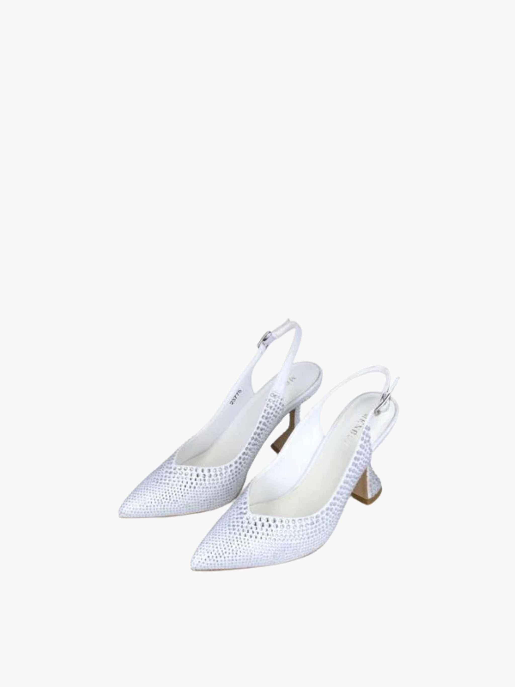 Menbur Heel Mh77 High Beaded Ivory