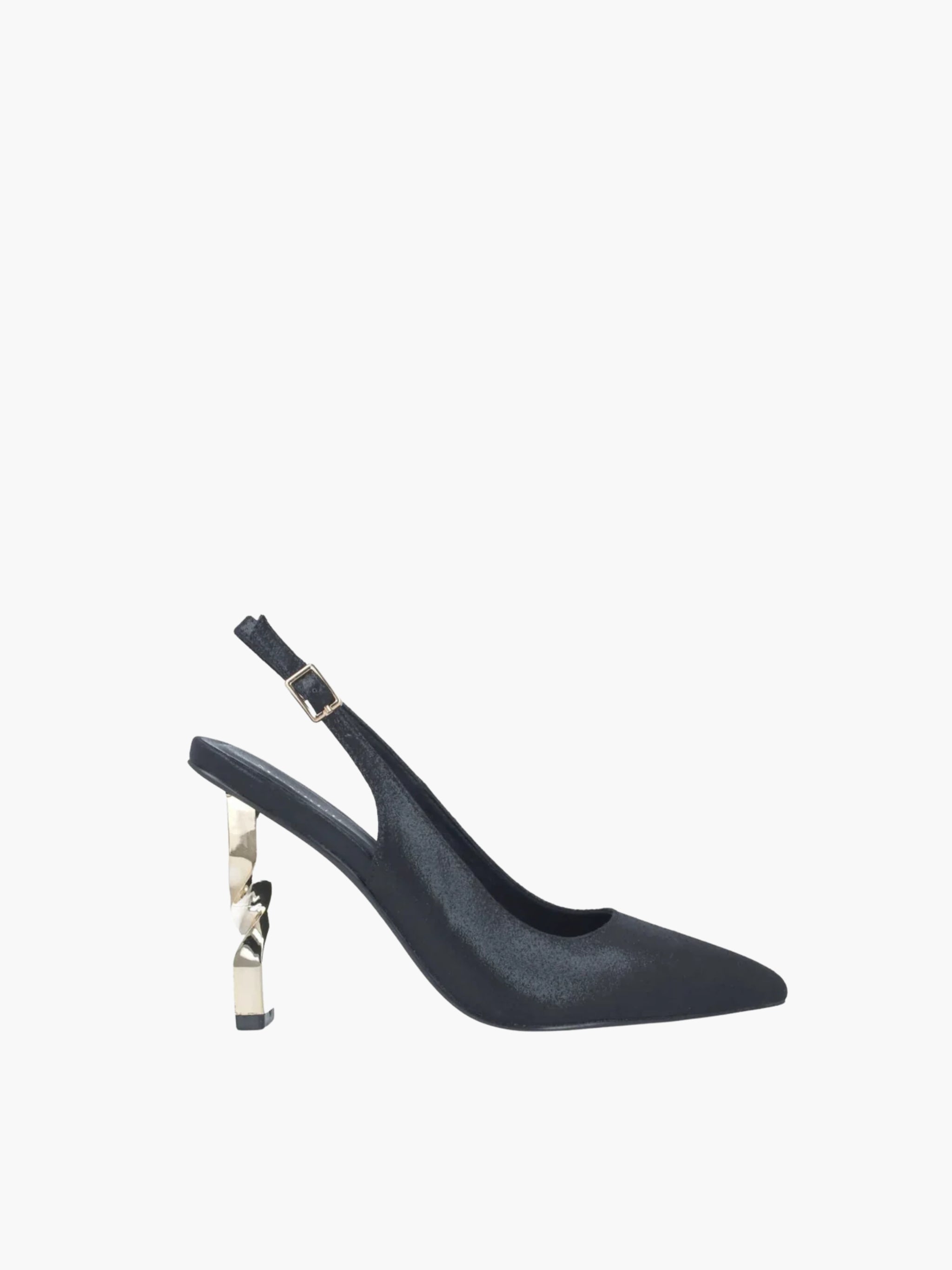 Menbur Heel Mh18 High Slingback Black