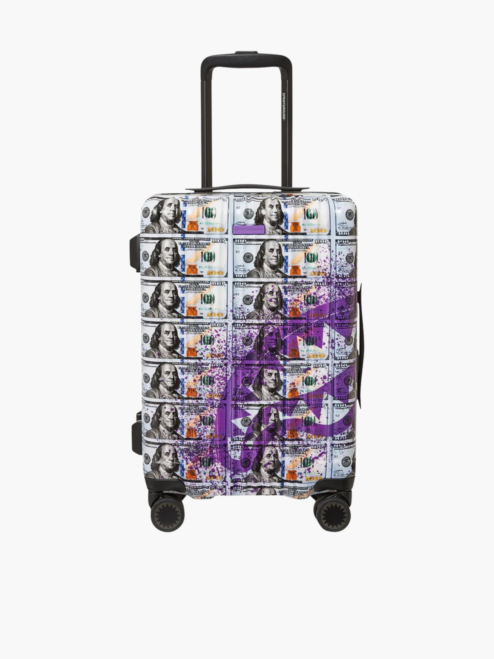 Spray Ground Bag Trolley Money Splat Lilac