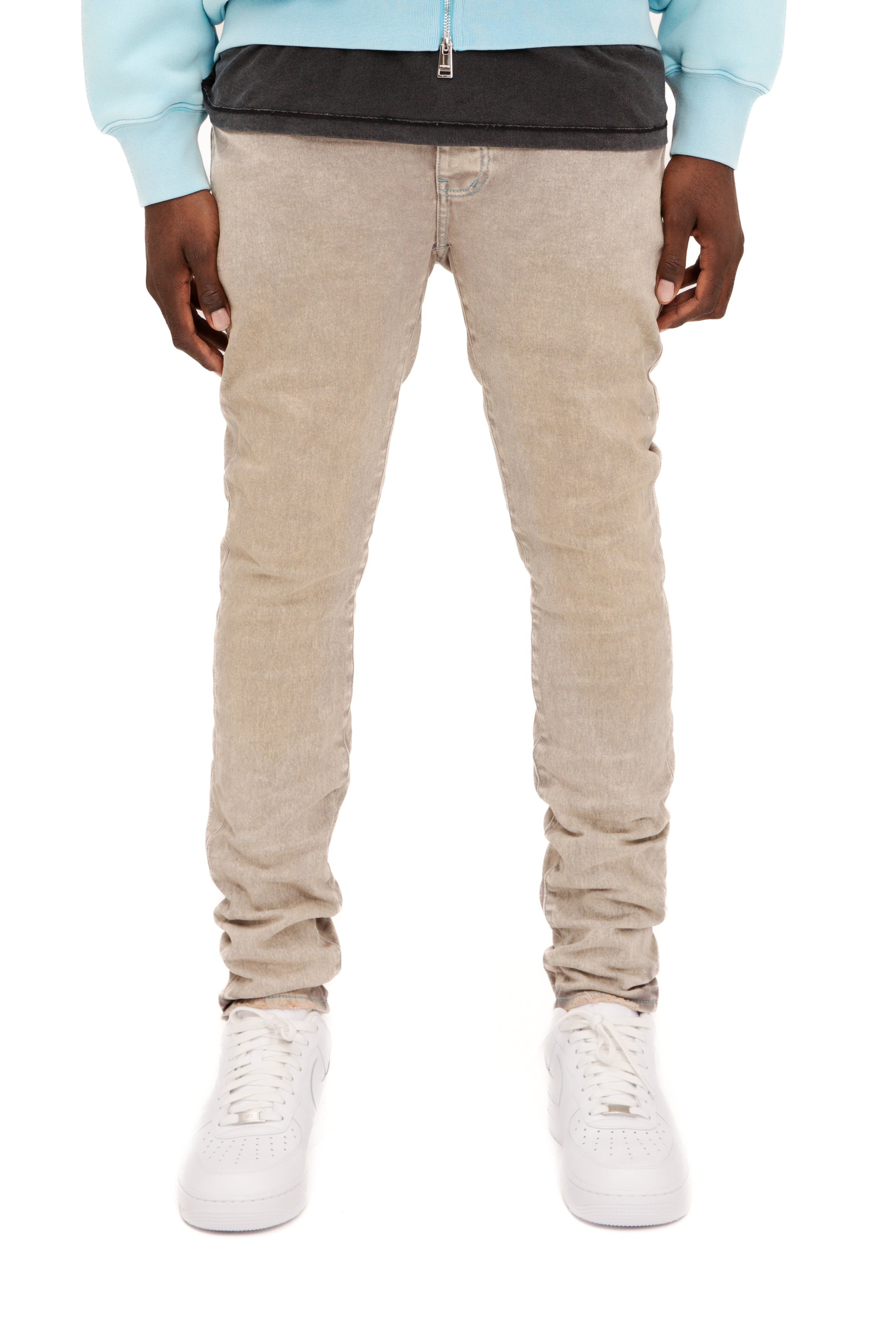 Purple Jeans Skinny Nitric Dirty Tan