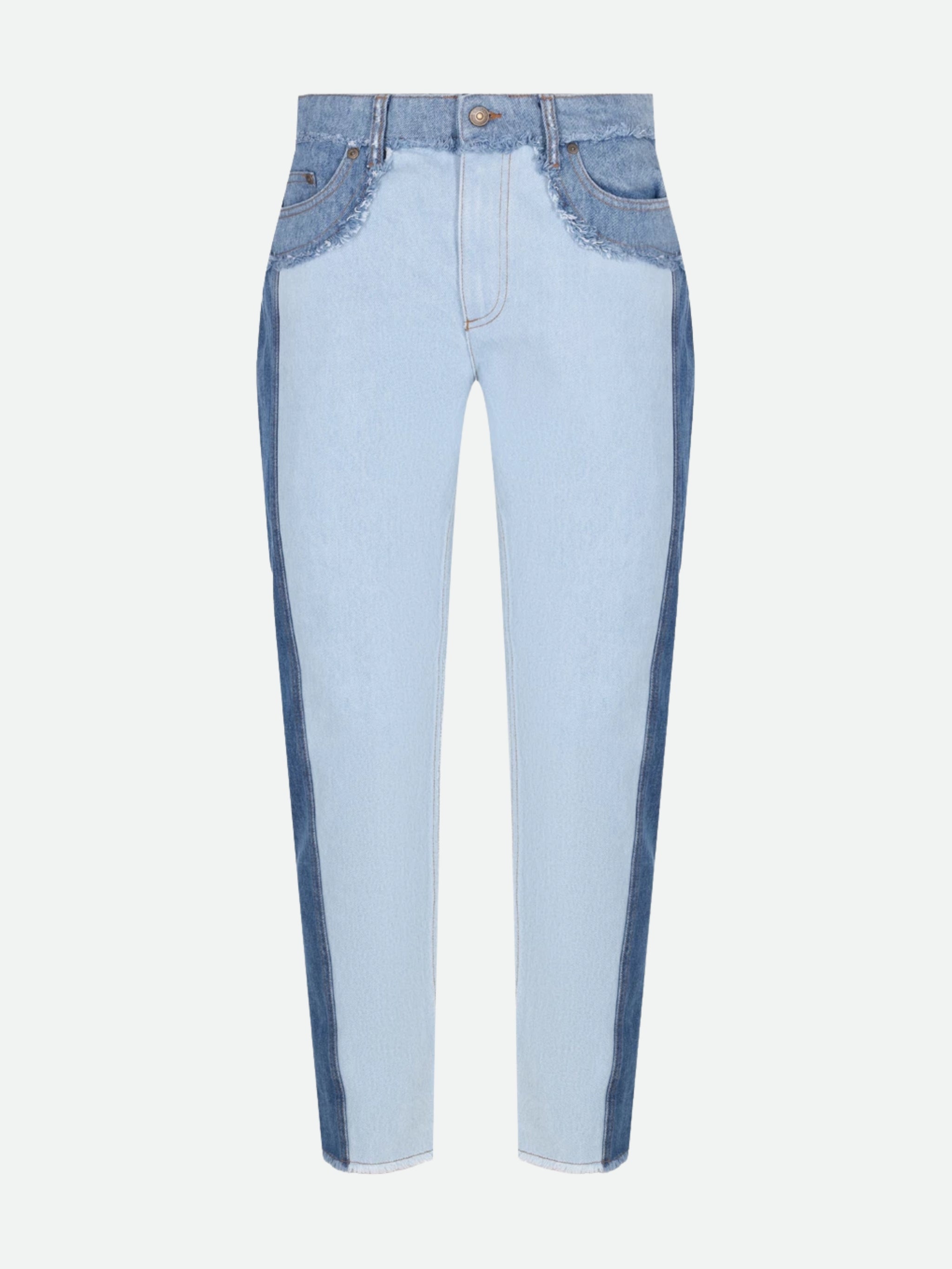Chiara Ferragni Jeans Denim Patchwork Blue