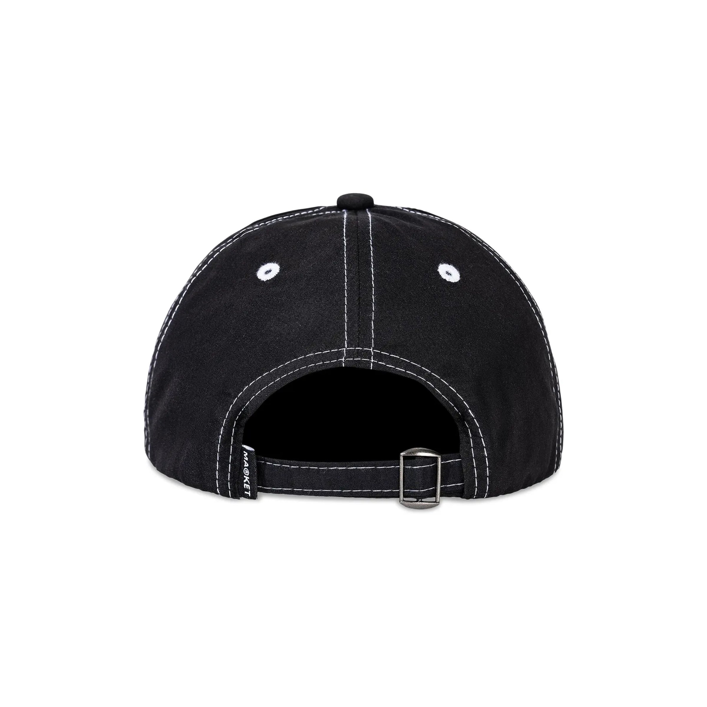 Market Cap Contemporary Art Washed Black