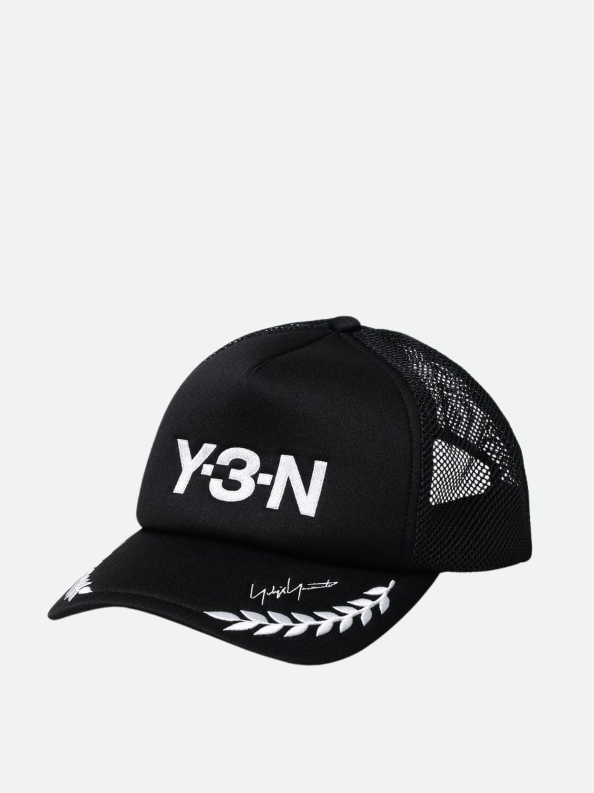 Y-3 Cap Nbh Trucker Black-White