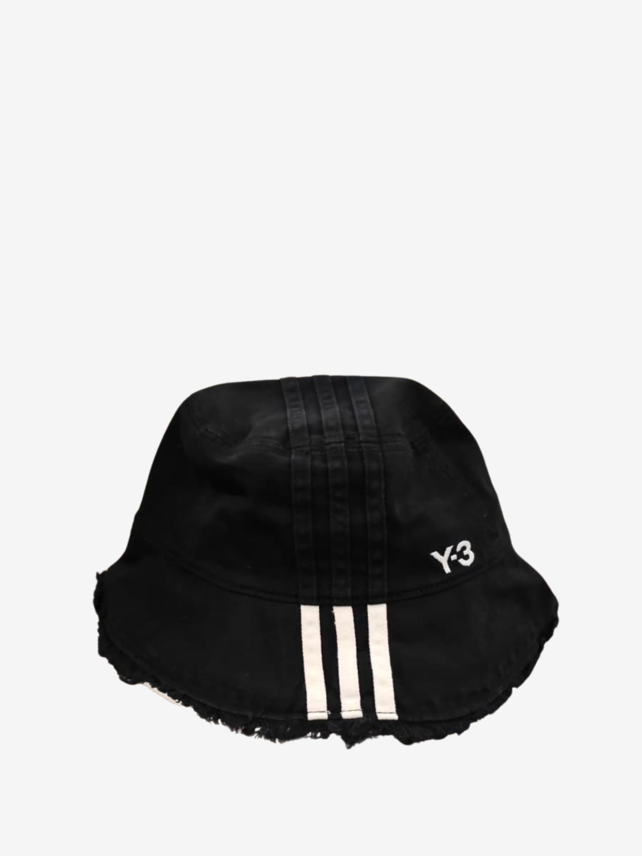 Y-3 Bucket Hat Stripes Black