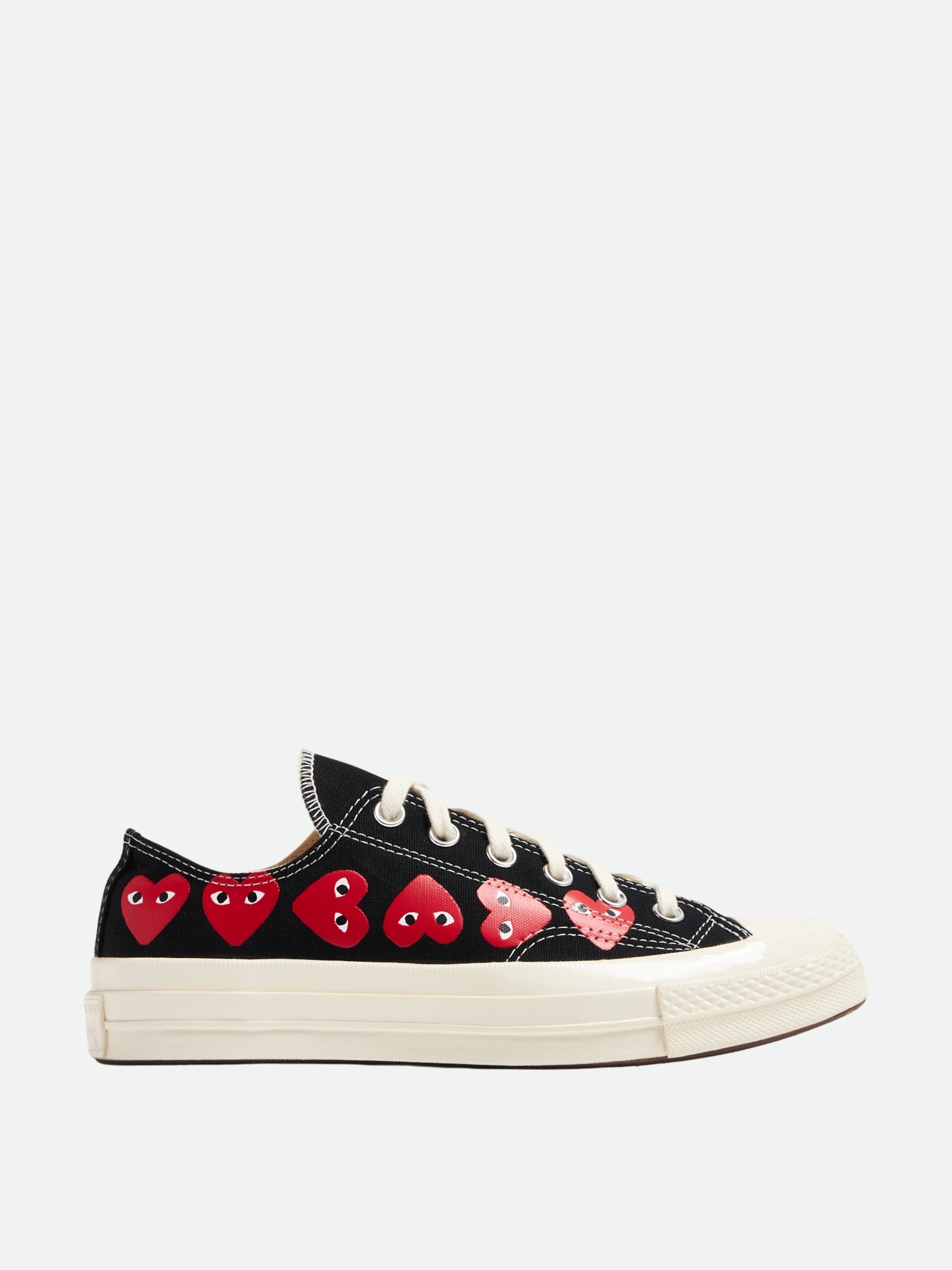 Comme Des Cargons Sneaker Ladies X Converse Play Hearts Black