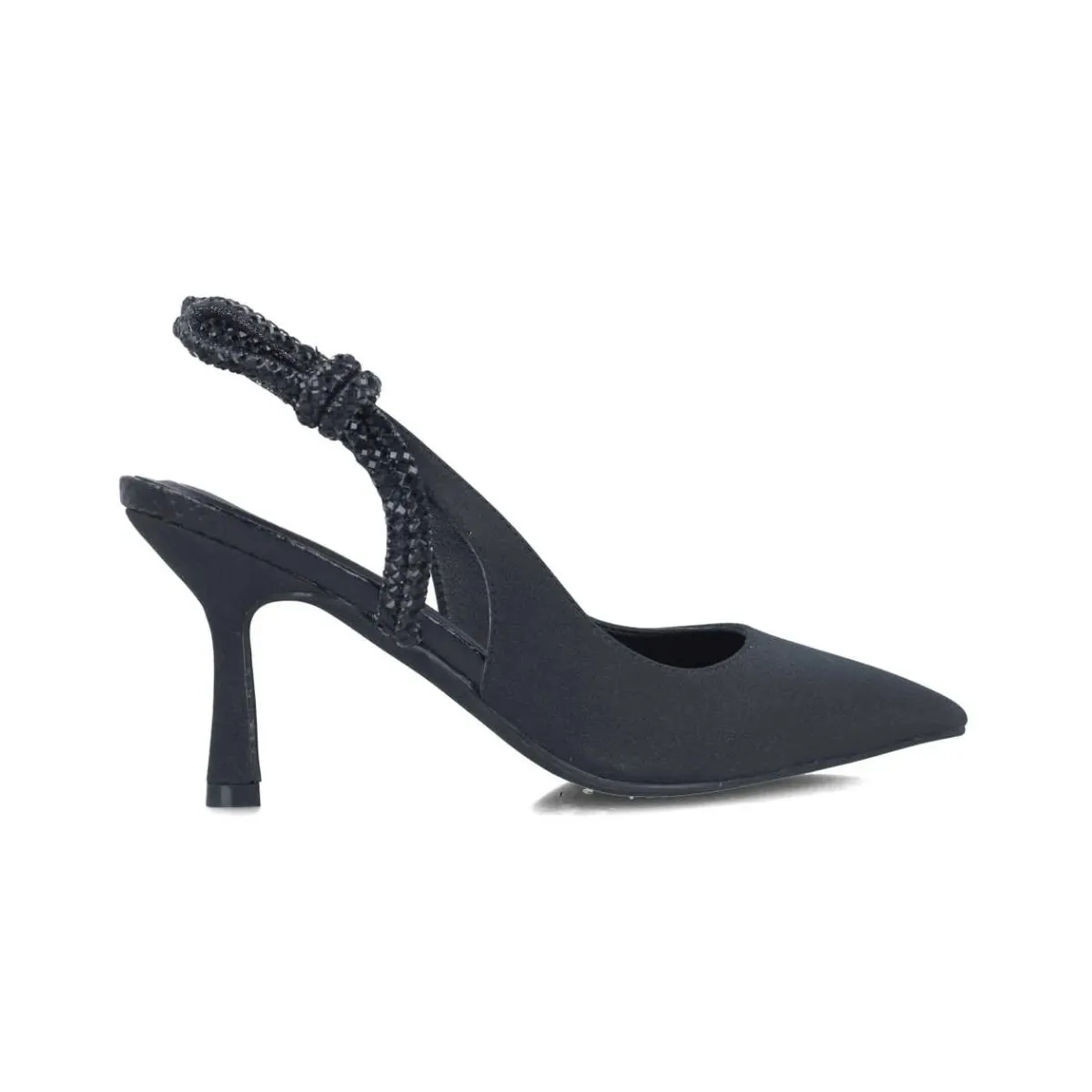 Menbur Heel Mm10 Mid Low Slingback Black