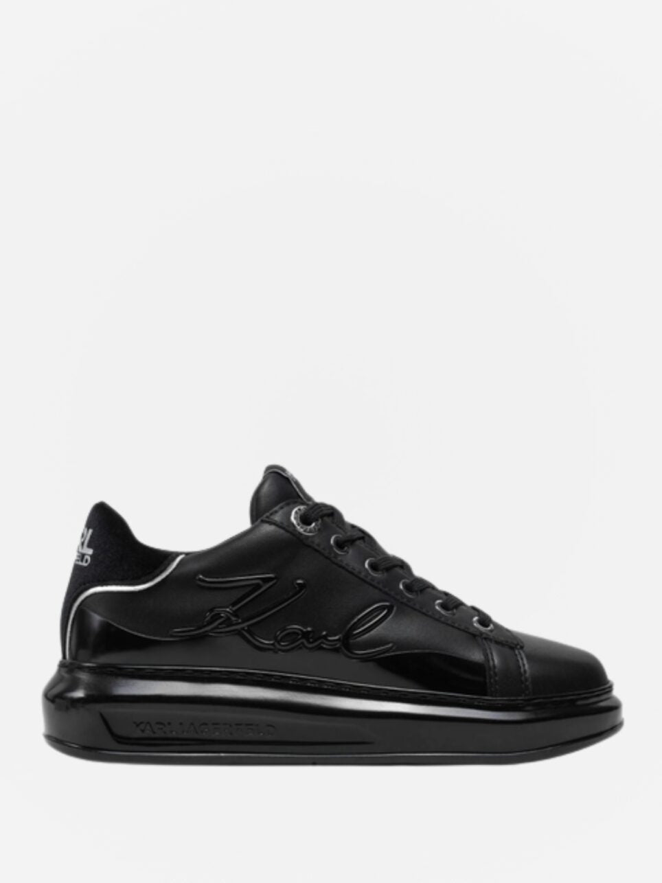 Karl Lagerfeld Ladies Sneakers Kapri Signia Shine Black
