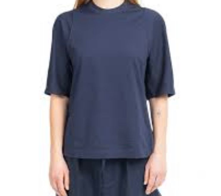 Y-3 Crew Ladies Logo Navy