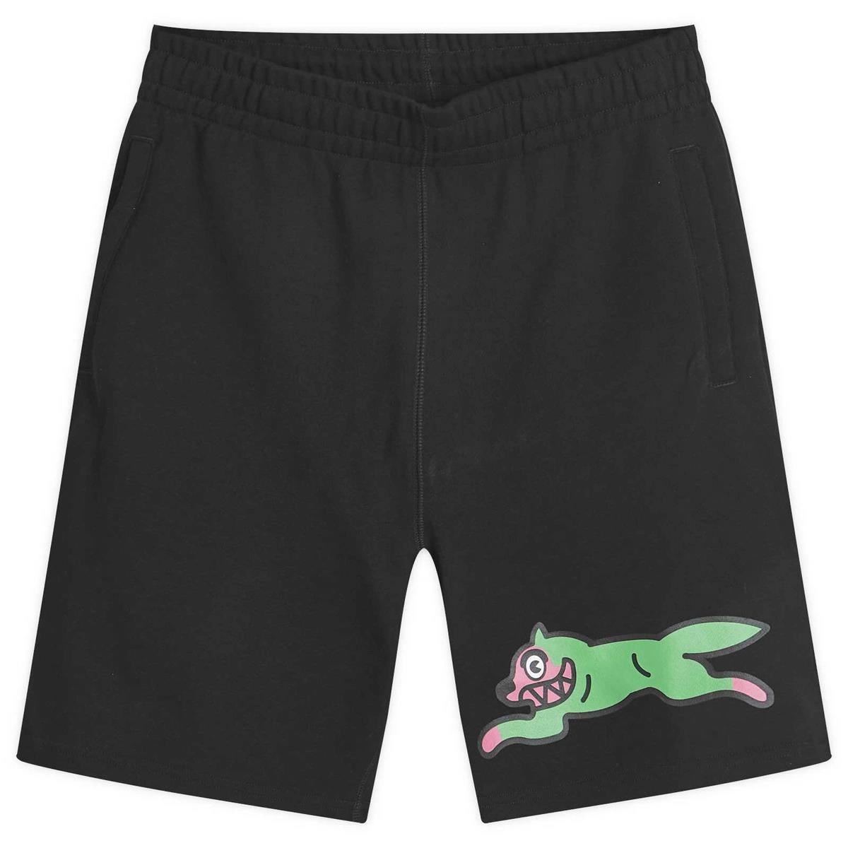 Ice-Cream Shorts Running Dog Black