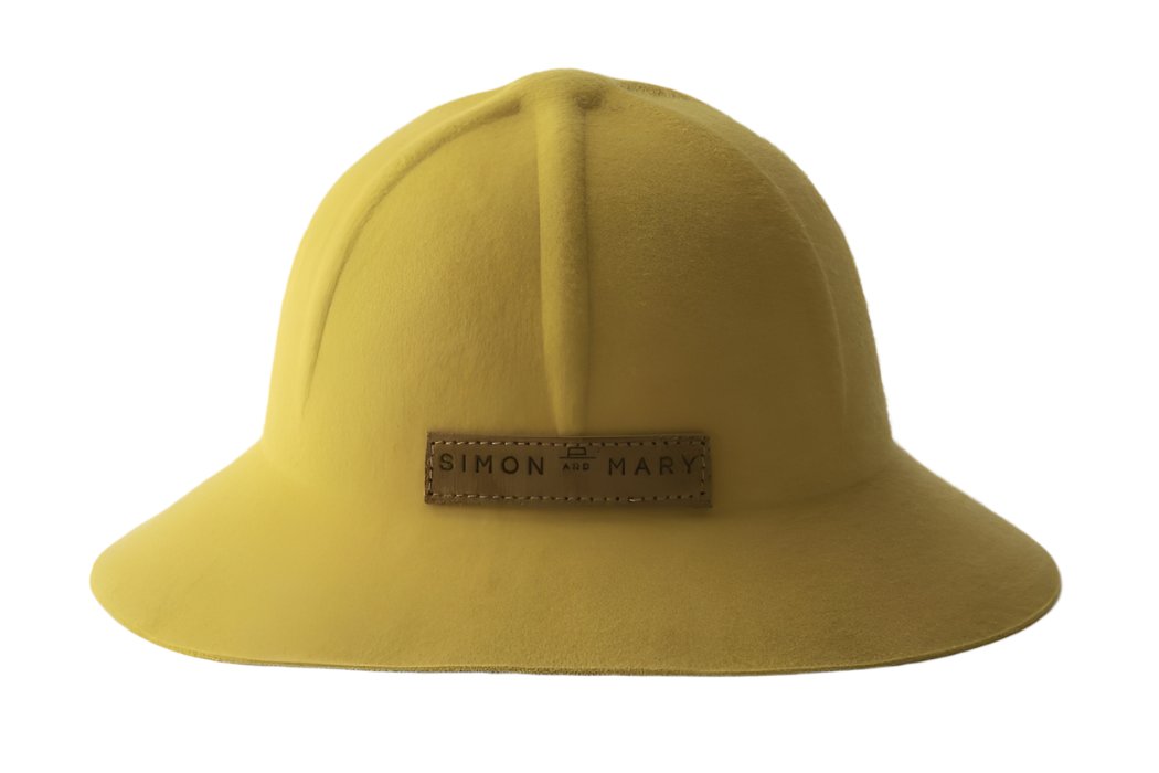 Simon & Mary Hats Pith Helmet Yellow