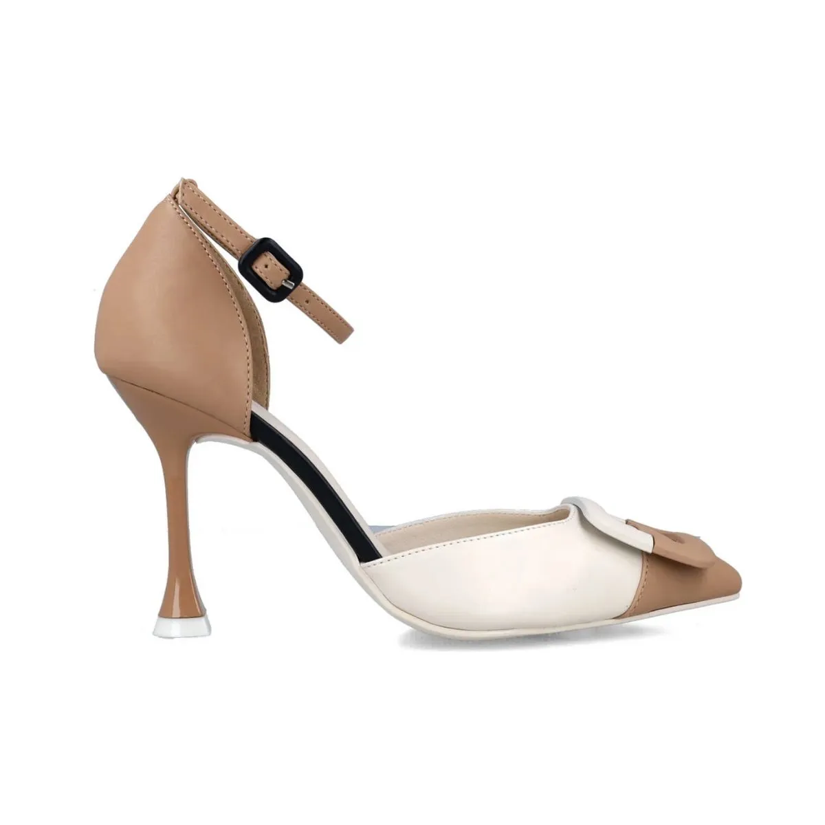 Menbur Heel Mh1 High Colour Block Stone